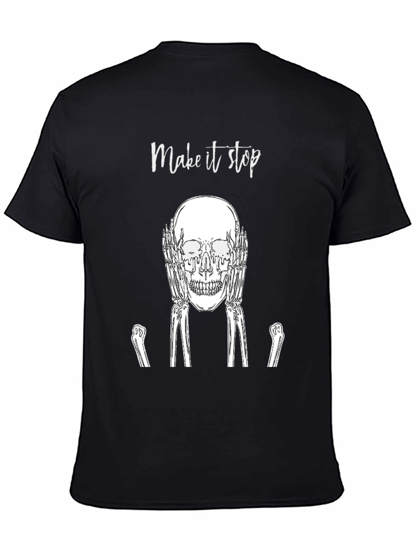 Make It Stop Skull Graphic Tee