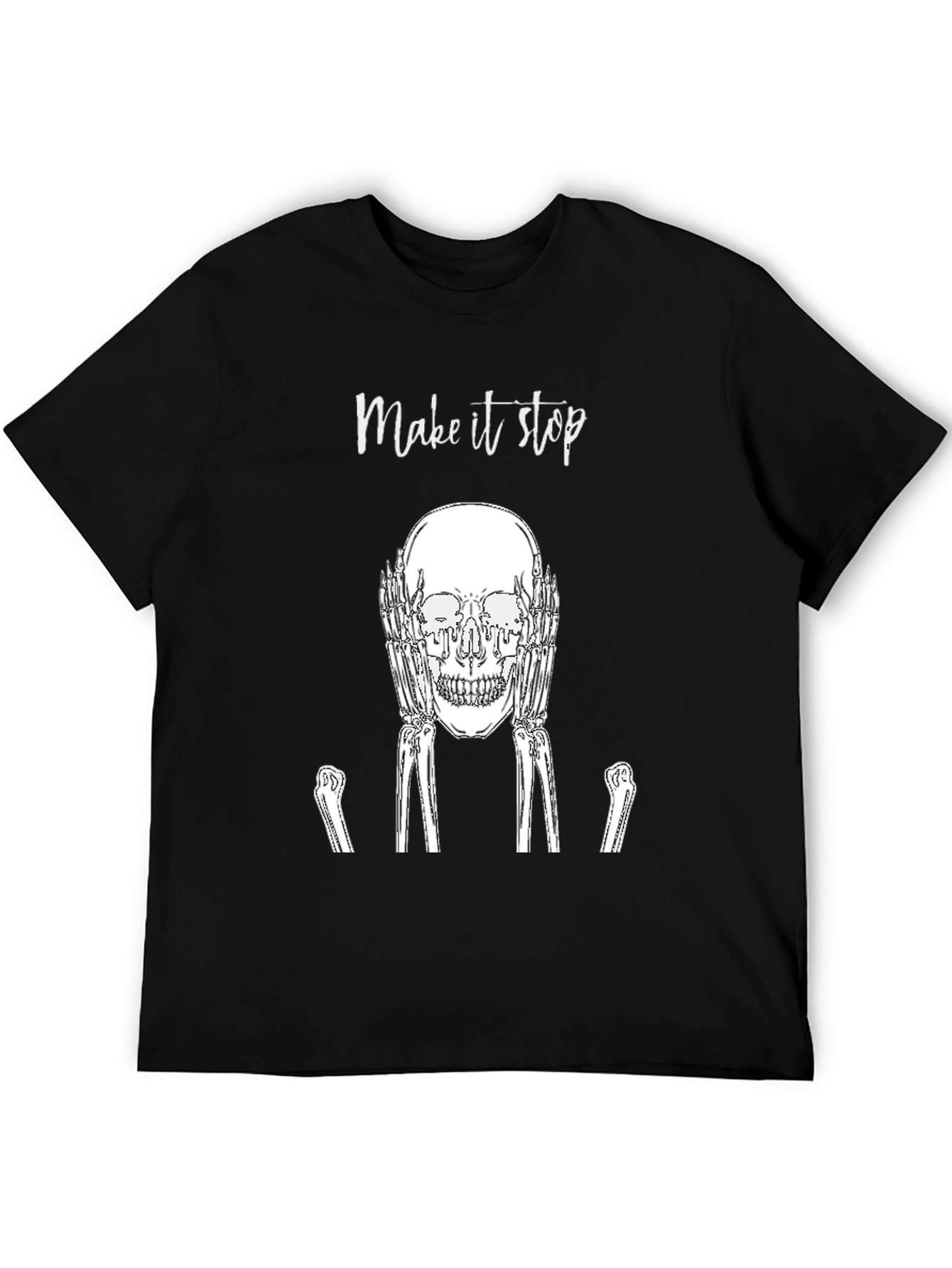 Make It Stop Skull Graphic Tee