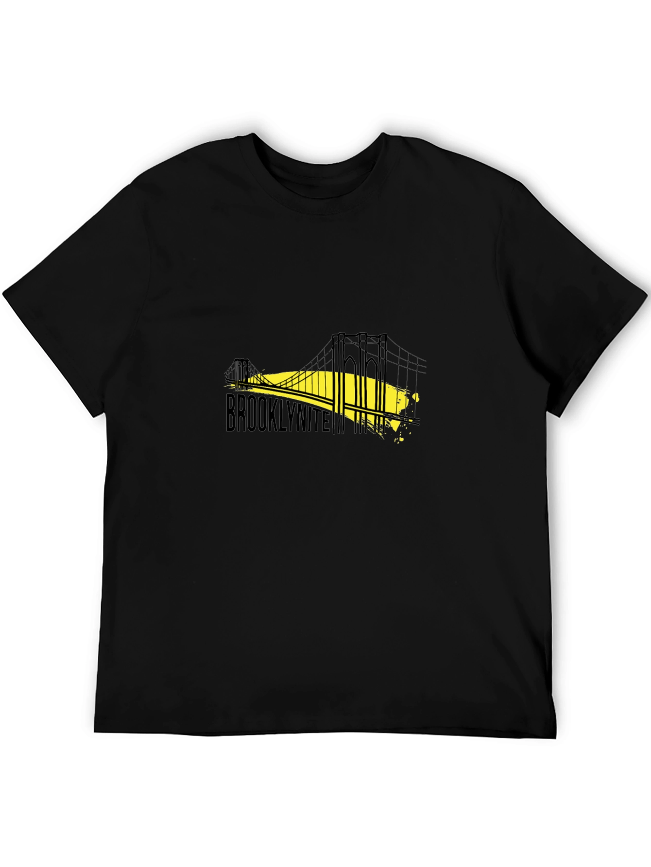 Brooklynite Bridge Graphic Tee - Black