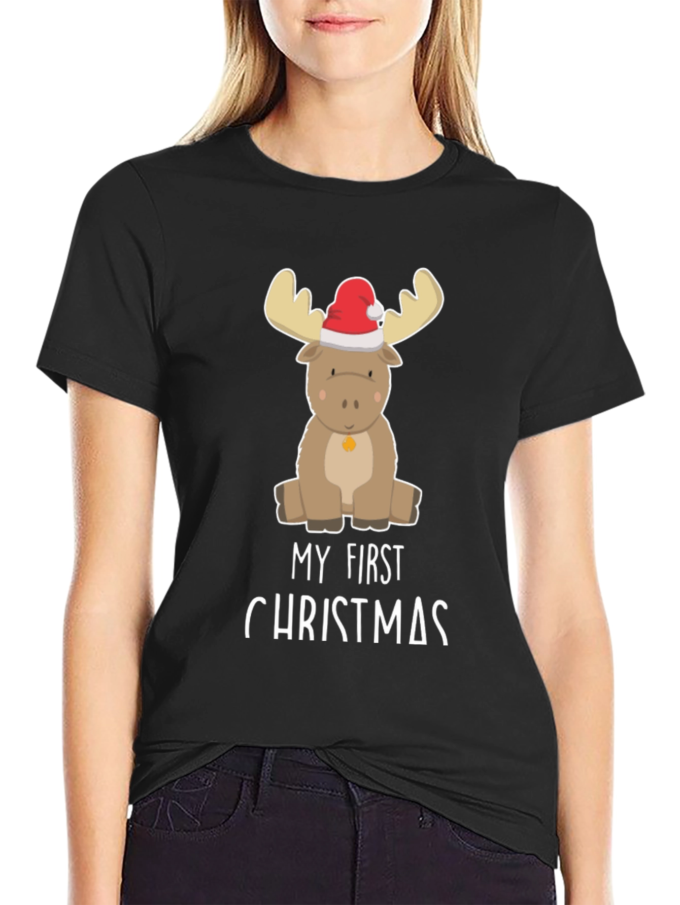My First Christmas Moose T-Shirt