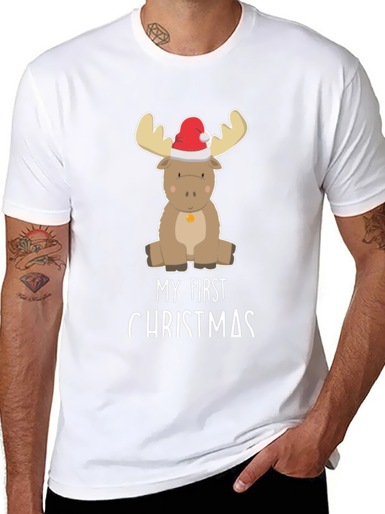 My First Christmas Moose T-Shirt