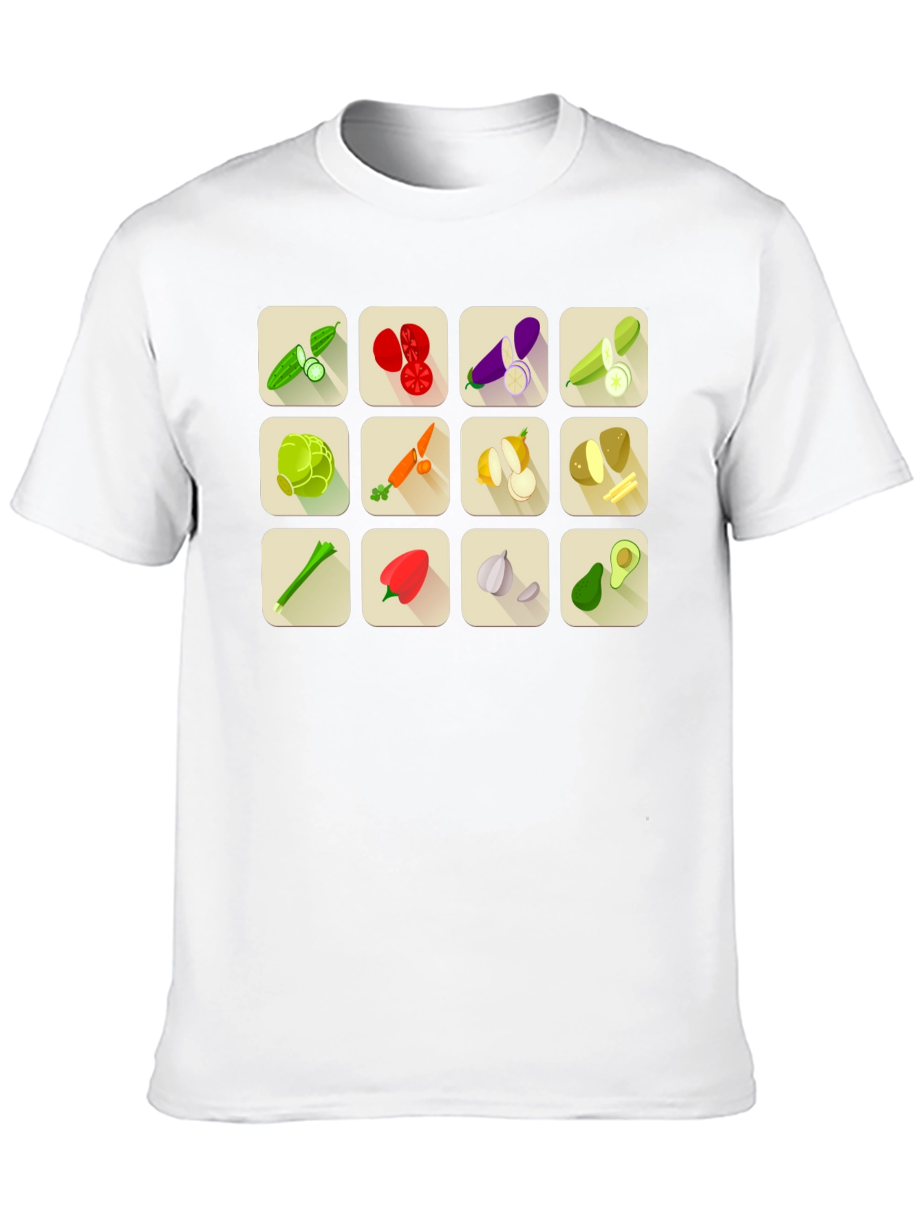 Veggie Lover T-Shirt - Fresh Food Graphic Tee
