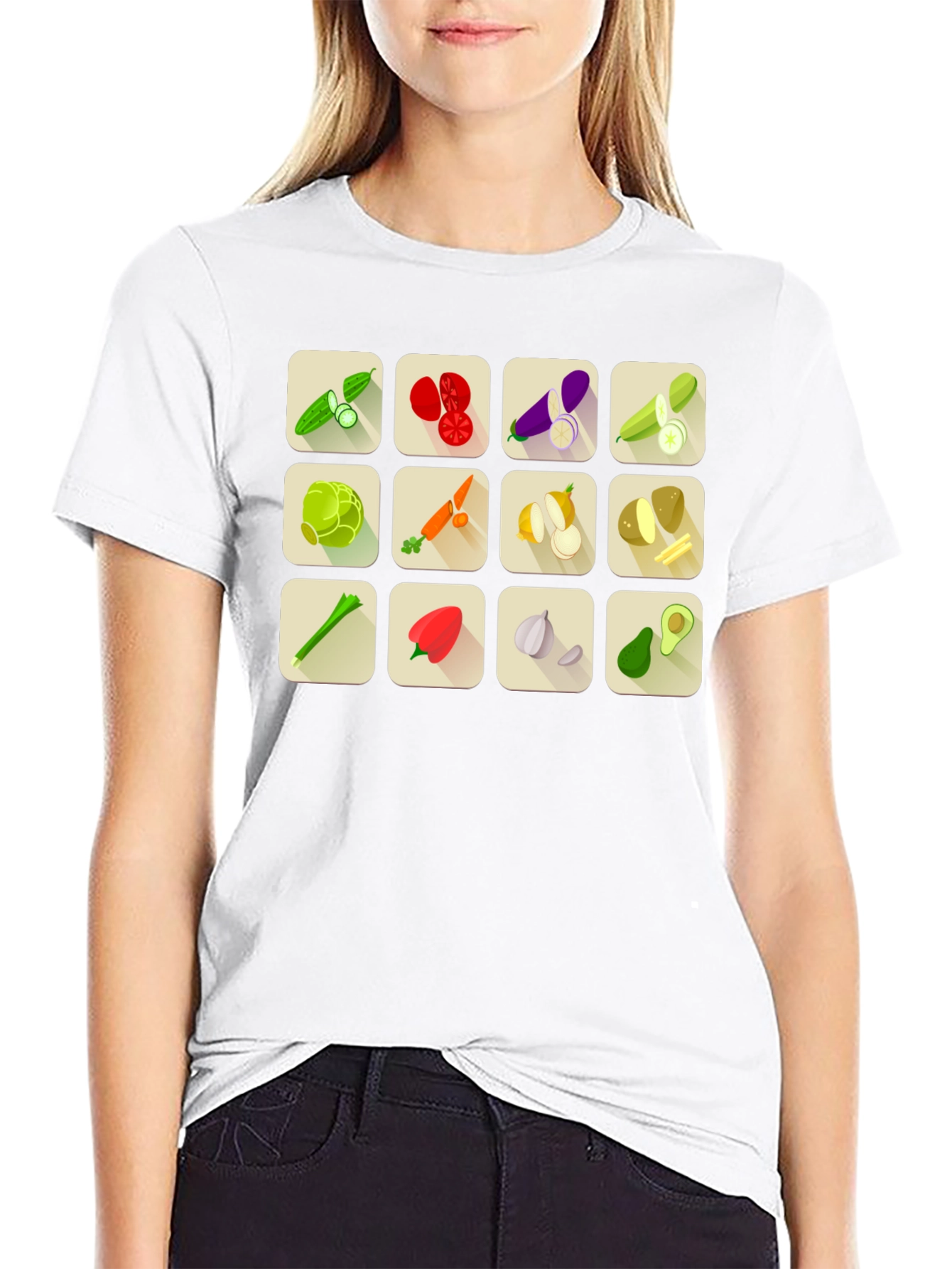 Veggie Lover T-Shirt - Fresh Food Graphic Tee