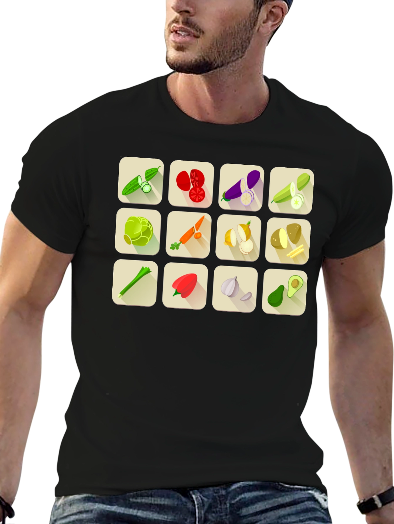 Veggie Lover T-Shirt - Fresh Food Graphic Tee