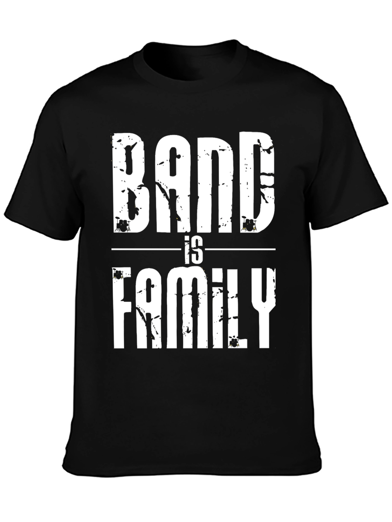Band is Family Black Graphic T-Shirt