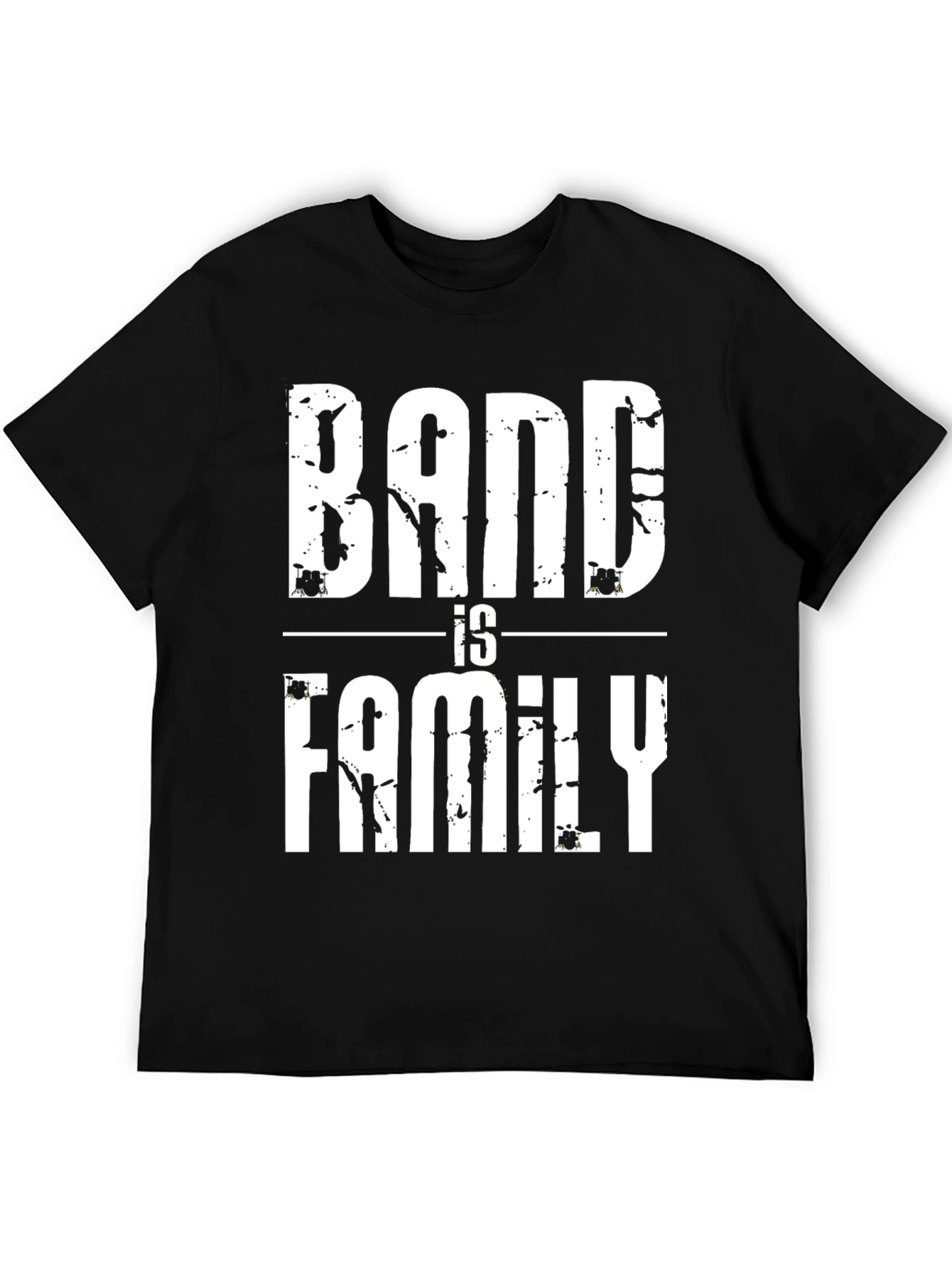 Band is Family Black Graphic T-Shirt