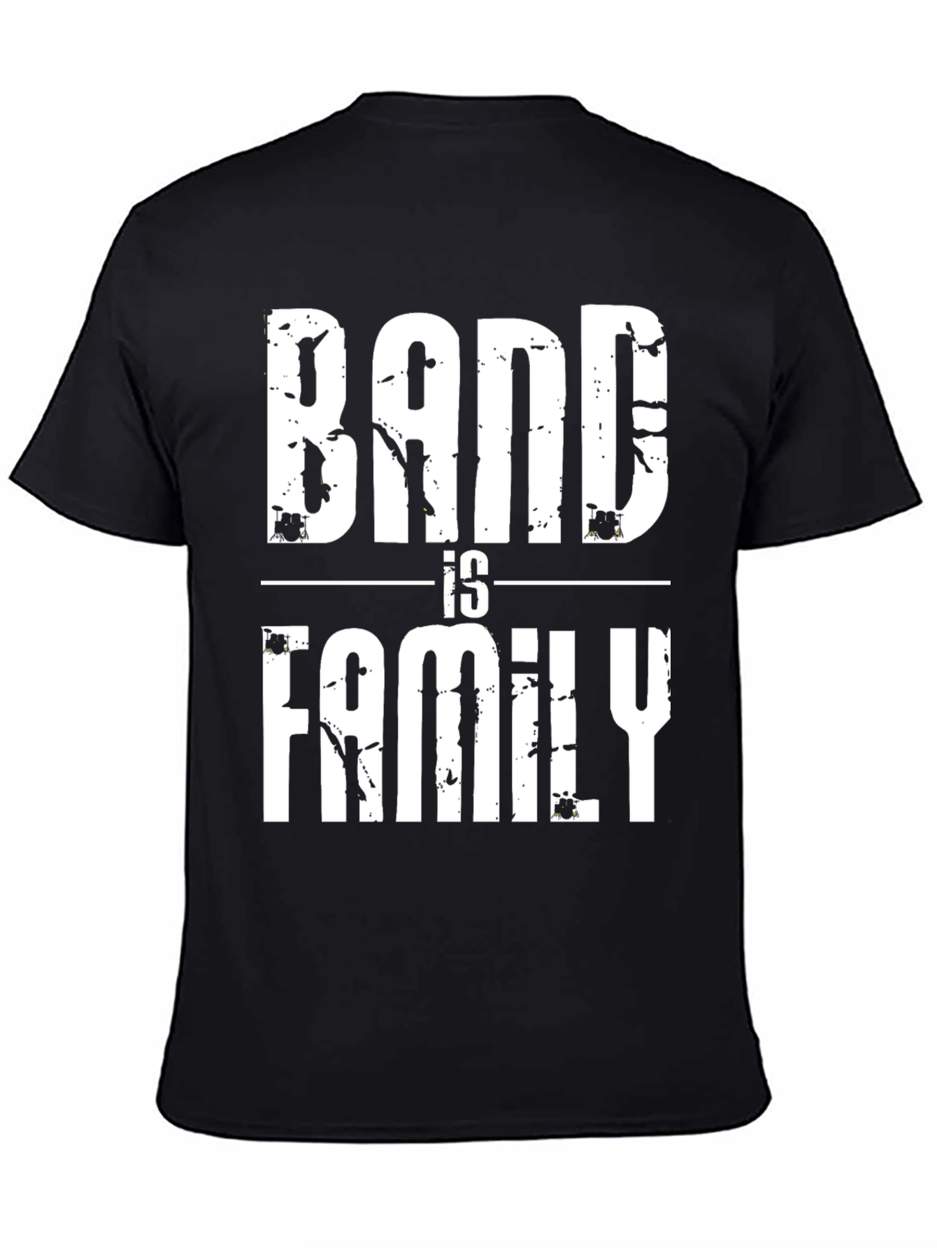 Band is Family Black Graphic T-Shirt