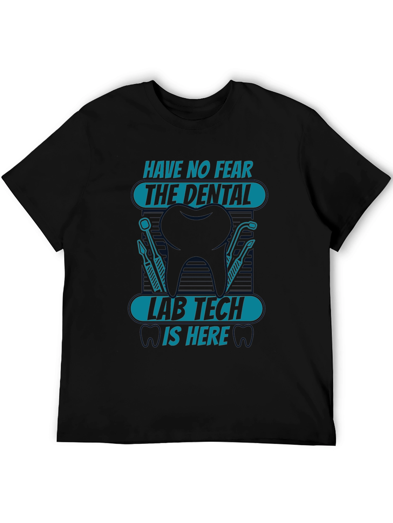 Dental Lab Tech Graphic Tee - Black