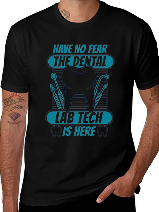 Dental Lab Tech Graphic Tee - Black