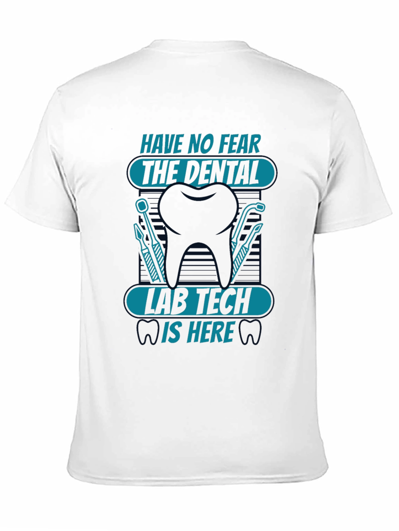 Dental Lab Tech Graphic Tee - Black