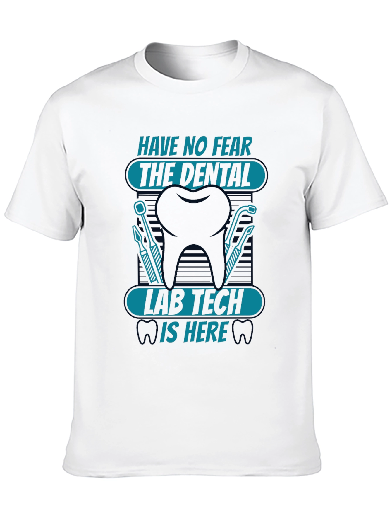 Dental Lab Tech Graphic Tee - Black
