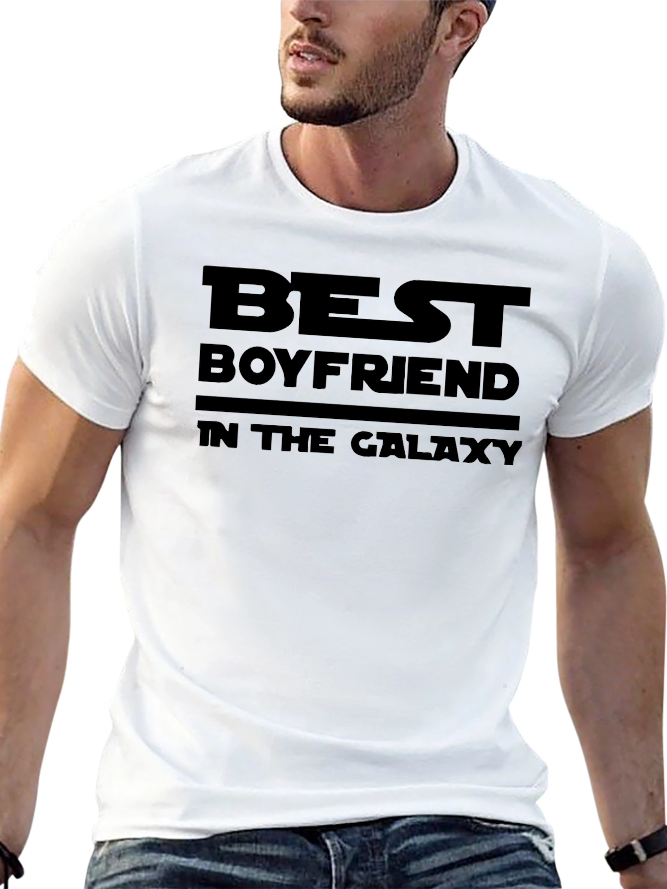 Best Boyfriend in the Galaxy Graphic Tee