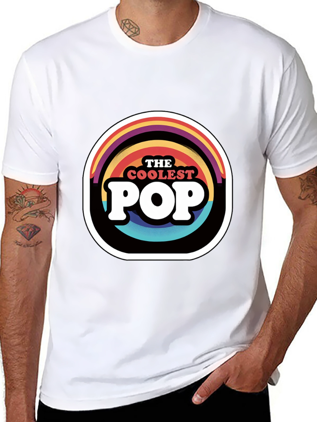 The Coolest Pop T-Shirt Retro Graphic Tee