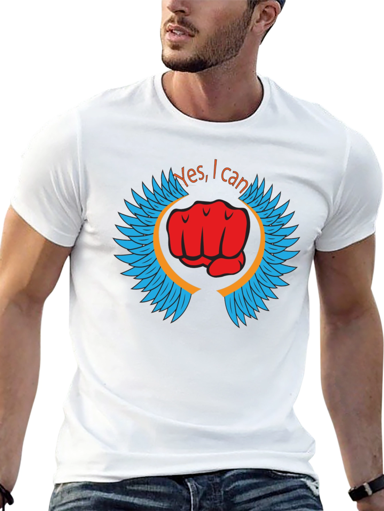 Yes I Can T-Shirt - Motivational Graphic Tee