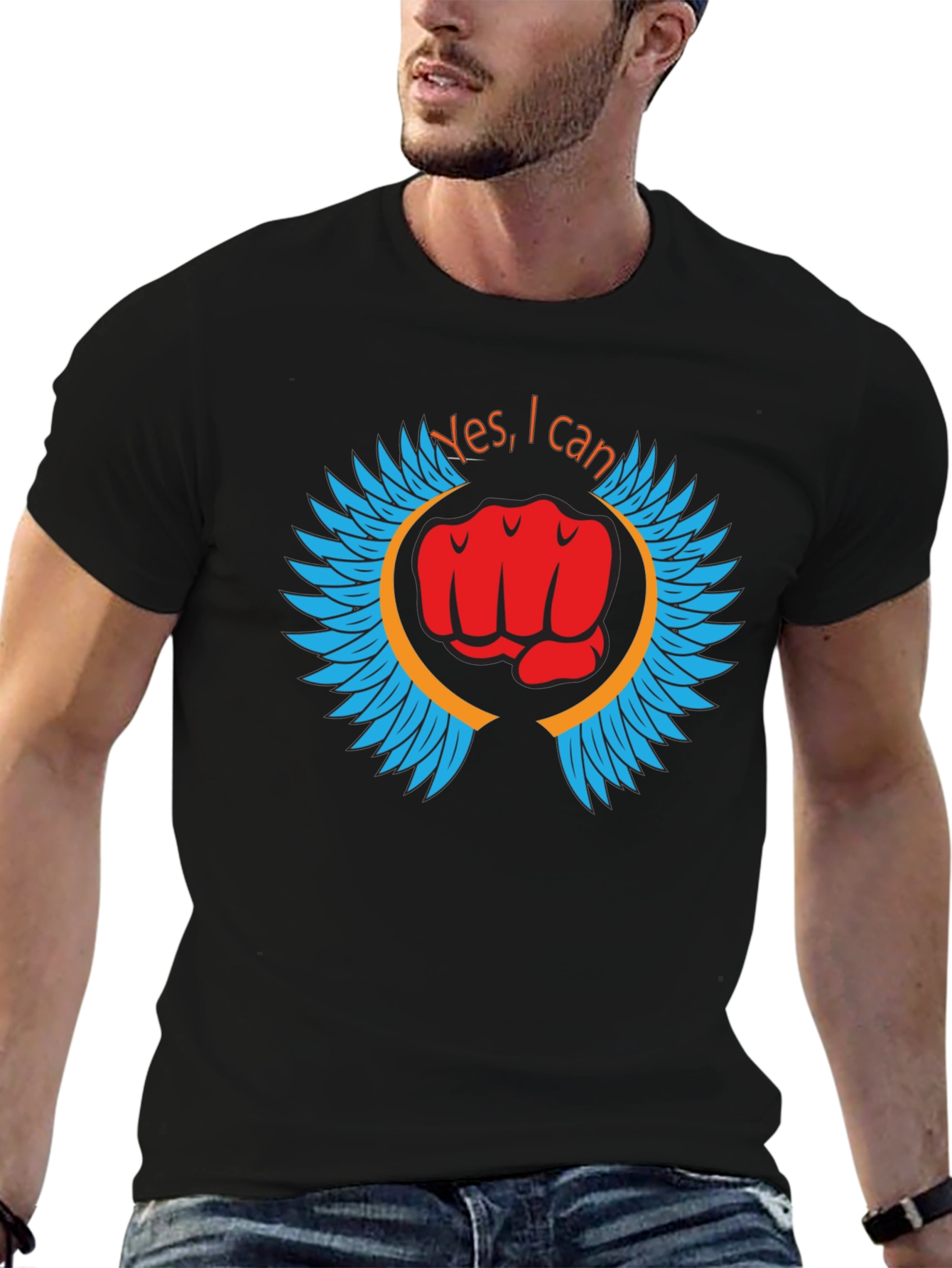 Yes I Can T-Shirt - Motivational Graphic Tee