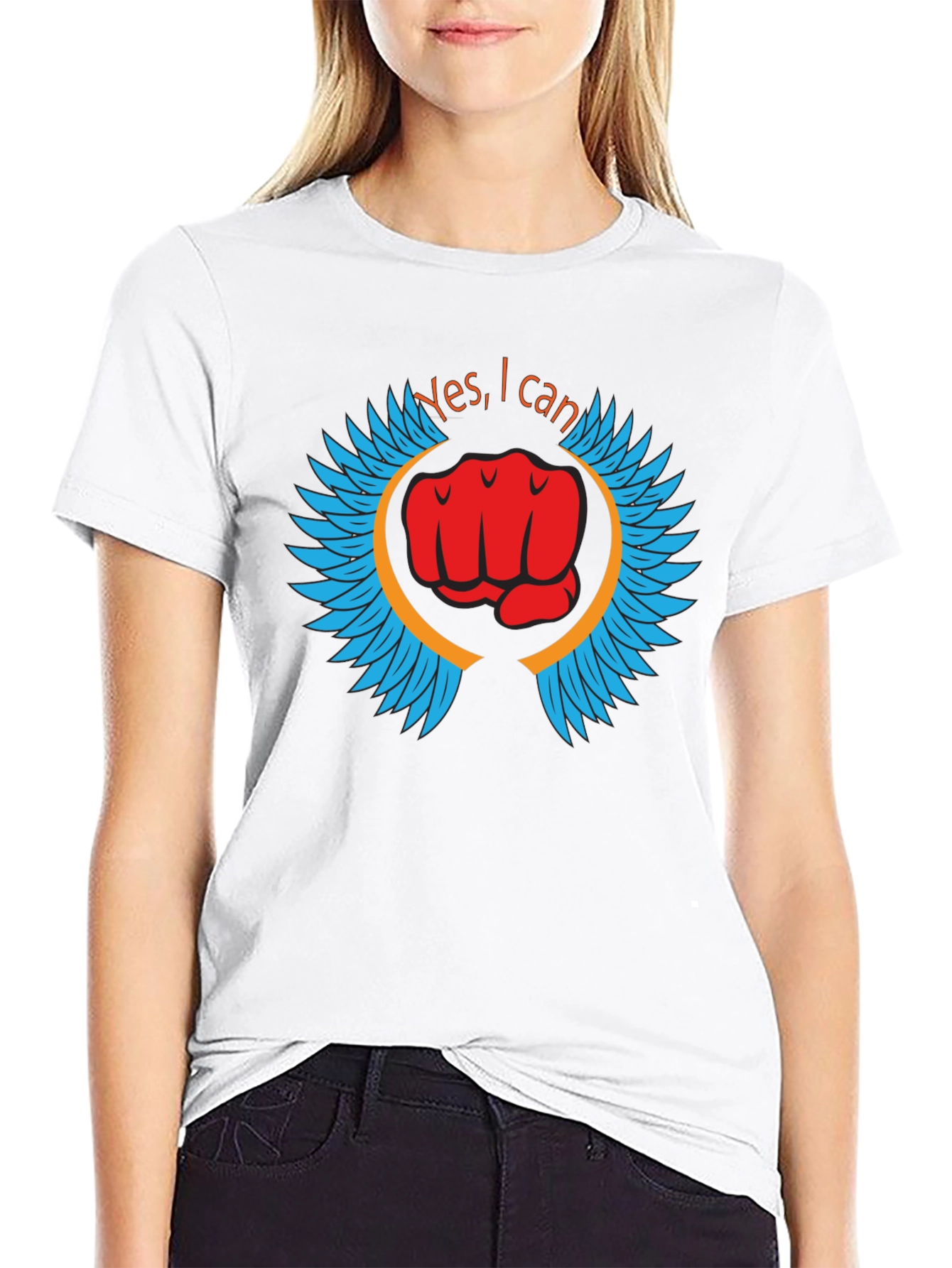 Yes I Can T-Shirt - Motivational Graphic Tee