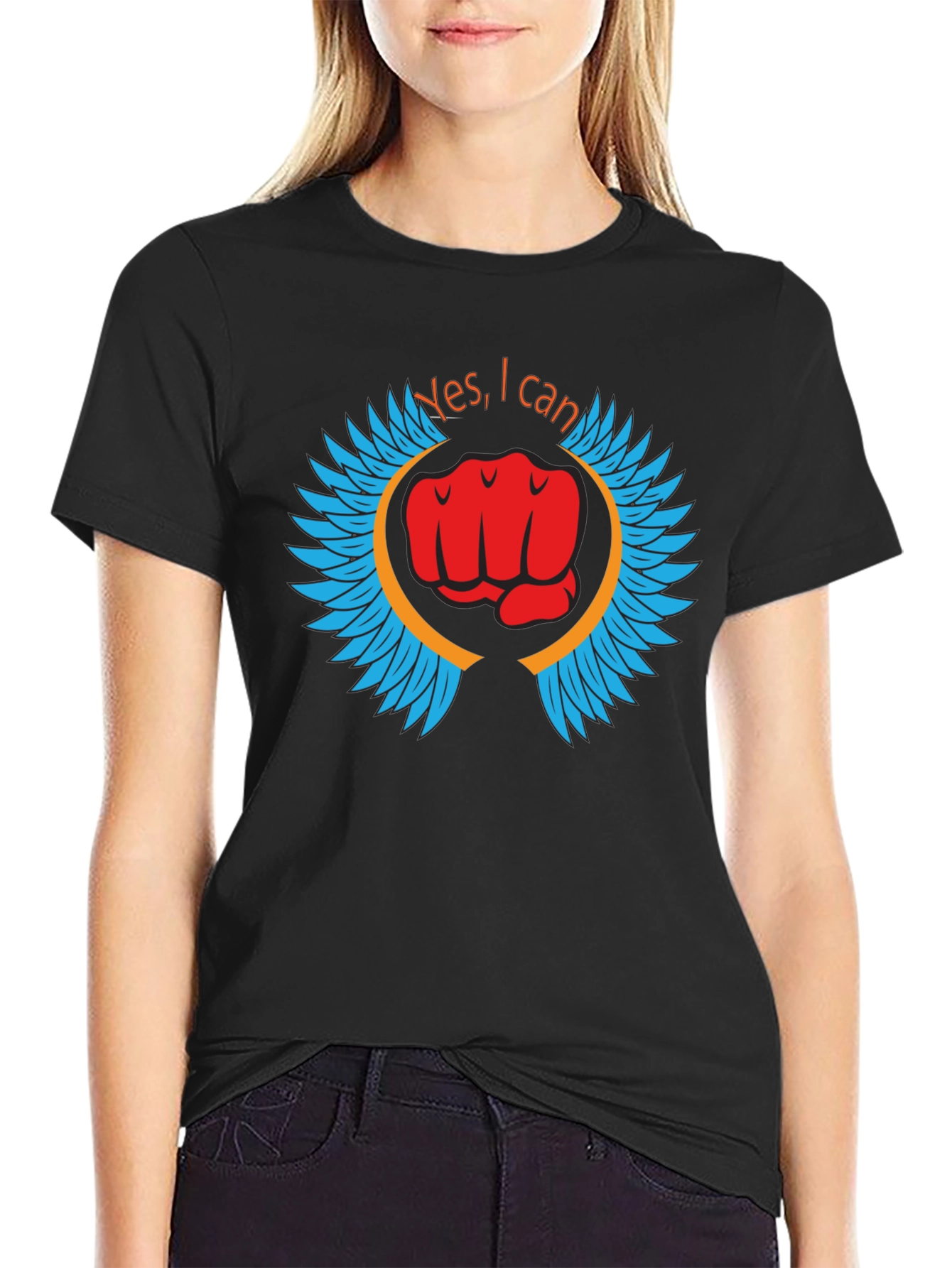 Yes I Can T-Shirt - Motivational Graphic Tee