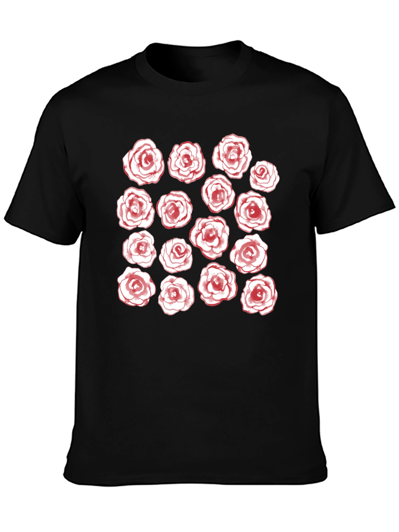 Floral Rose T-Shirt - Unique Pattern Tee