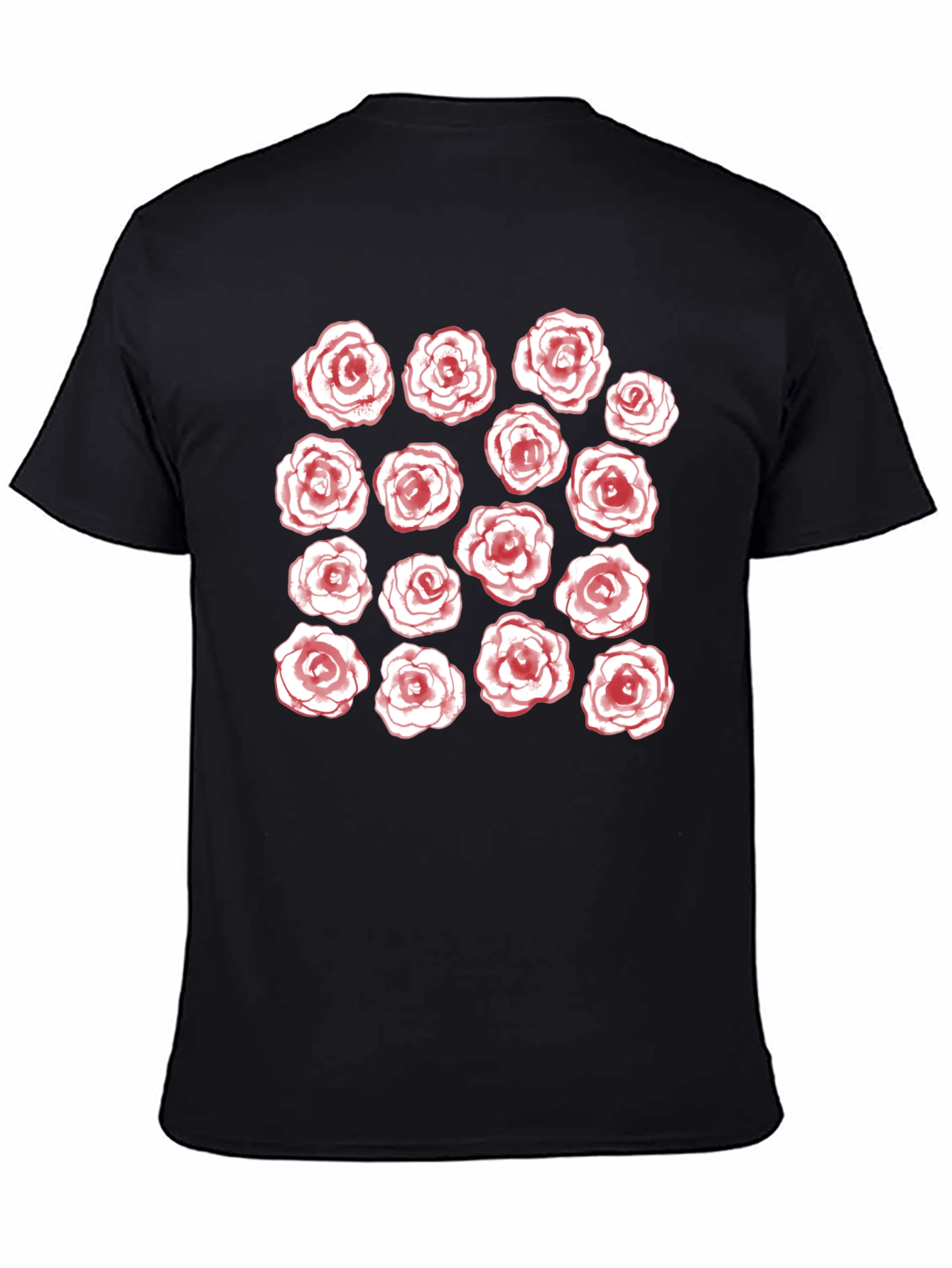 Floral Rose T-Shirt - Unique Pattern Tee