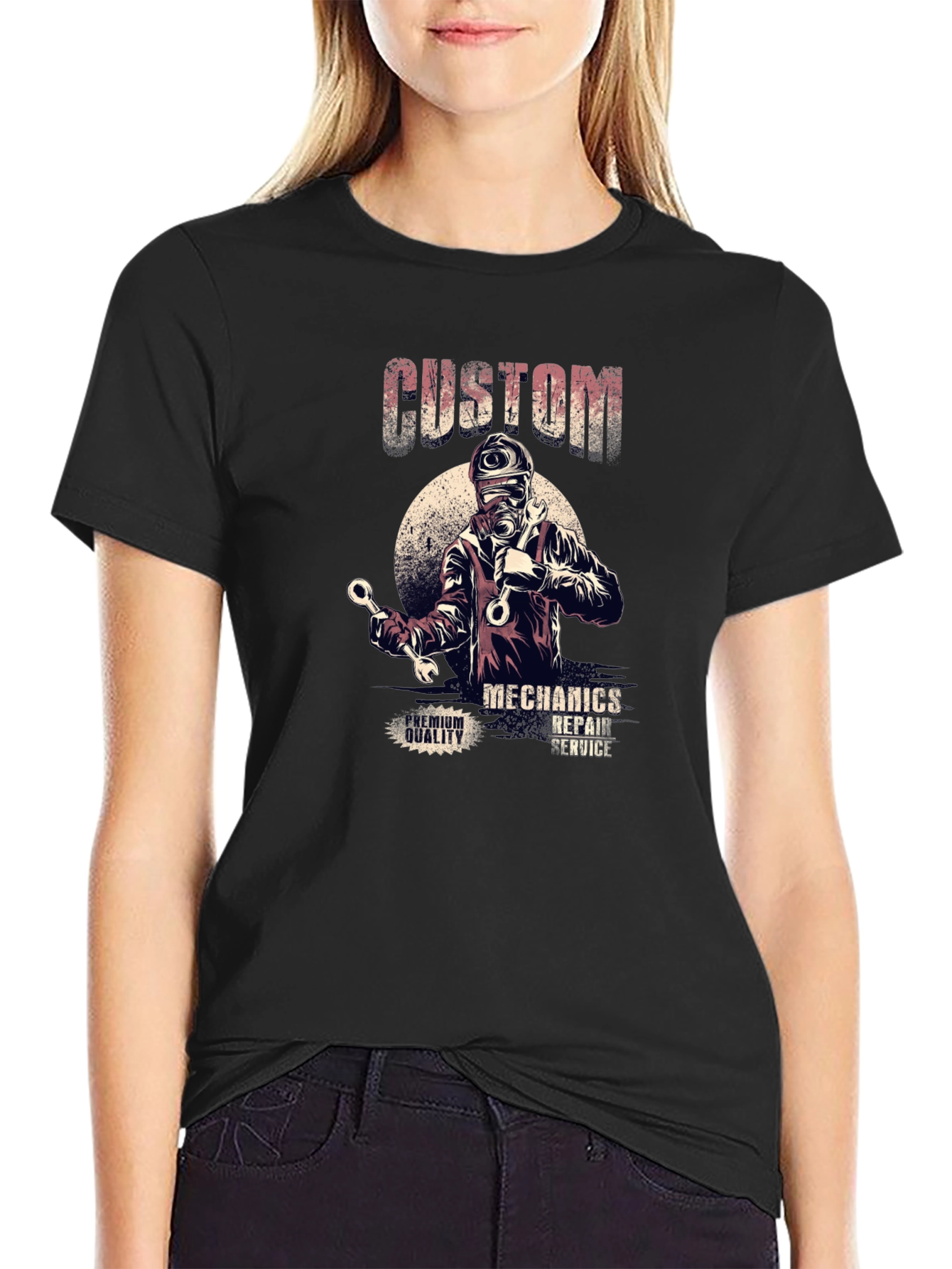 Custom Mechanics Graphic T-Shirt