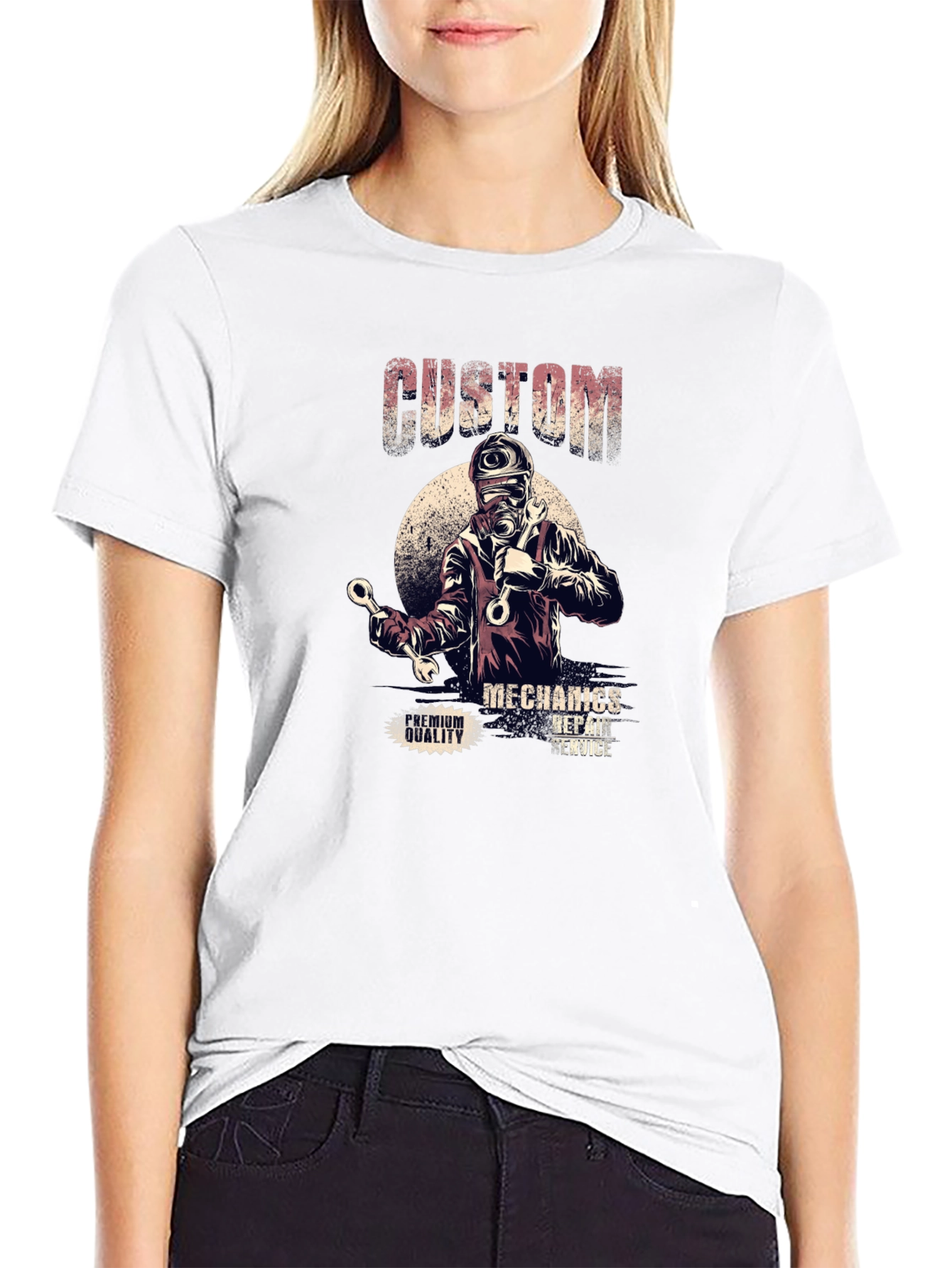 Custom Mechanics Graphic T-Shirt