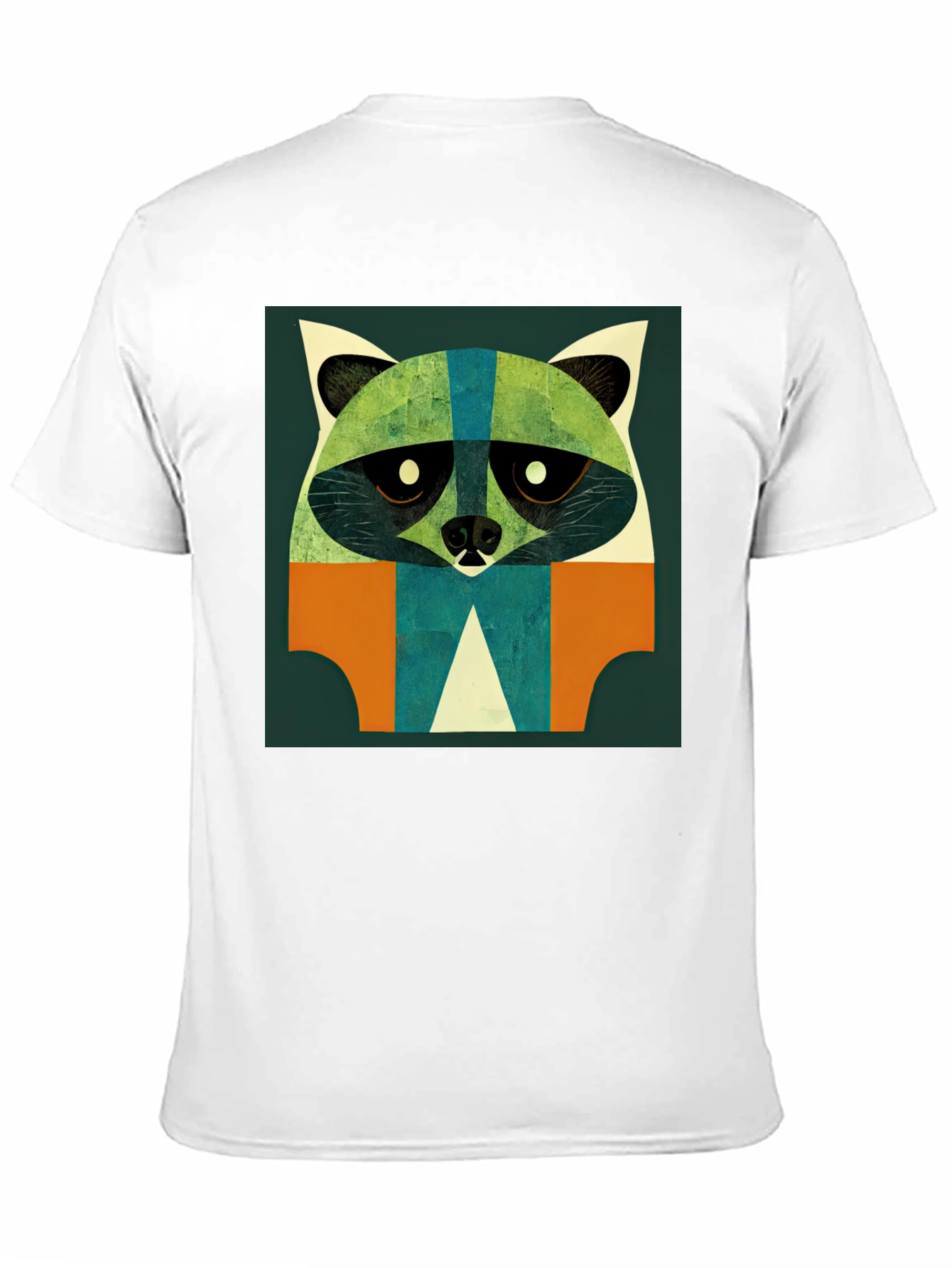 Abstract Raccoon Graphic T-Shirt - Modern Art Style