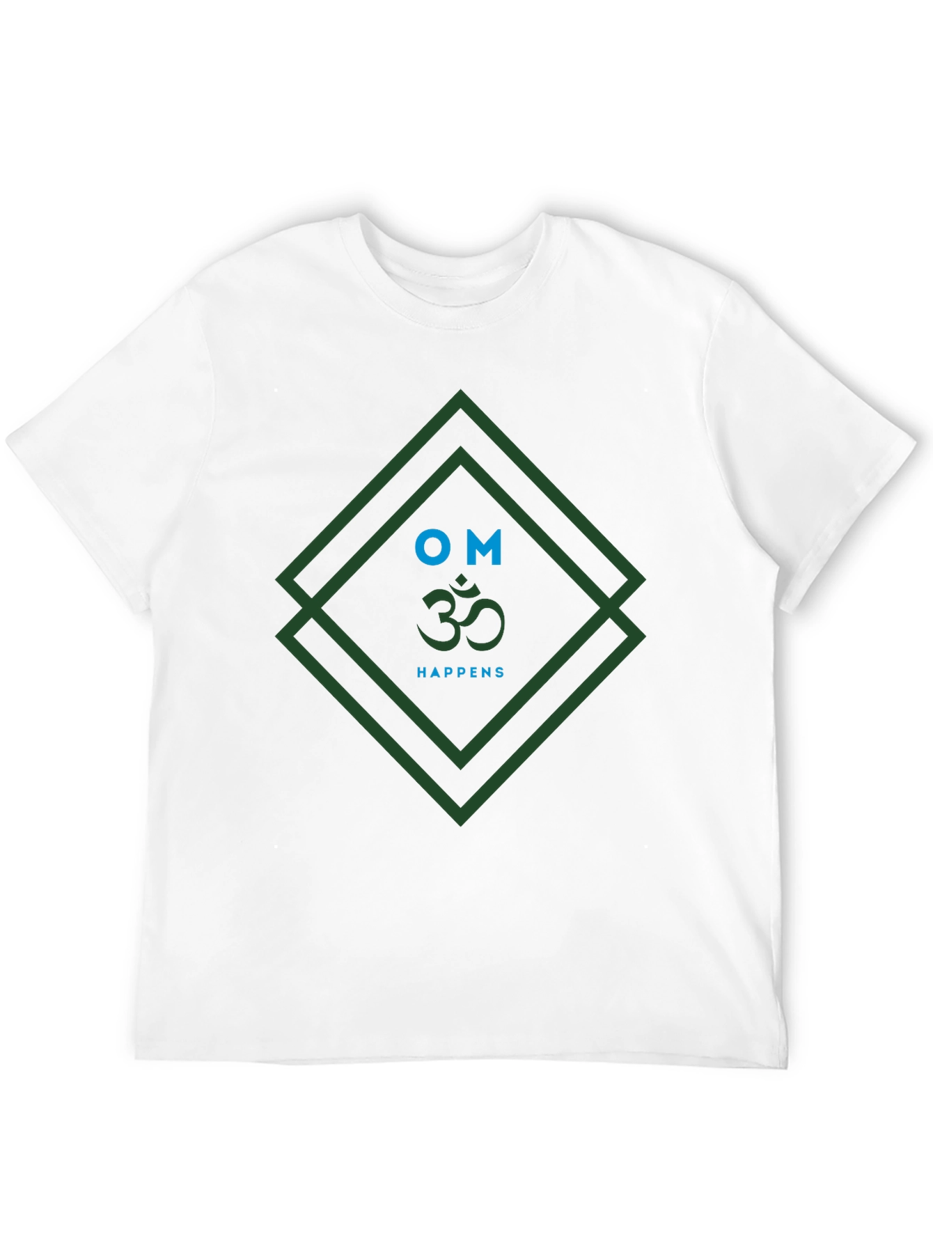 Om Happens Graphic Tee - Mens Black T-Shirt