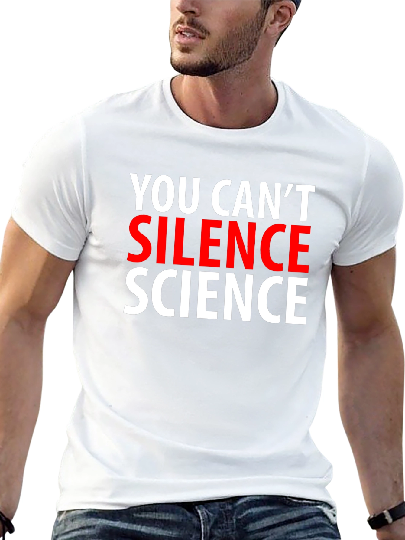 You Cant Silence Science Graphic Tee