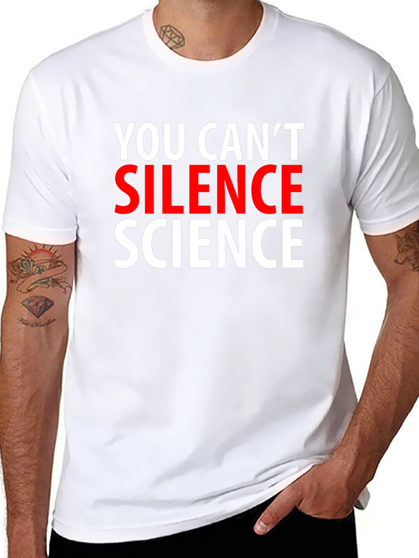 You Cant Silence Science Graphic Tee