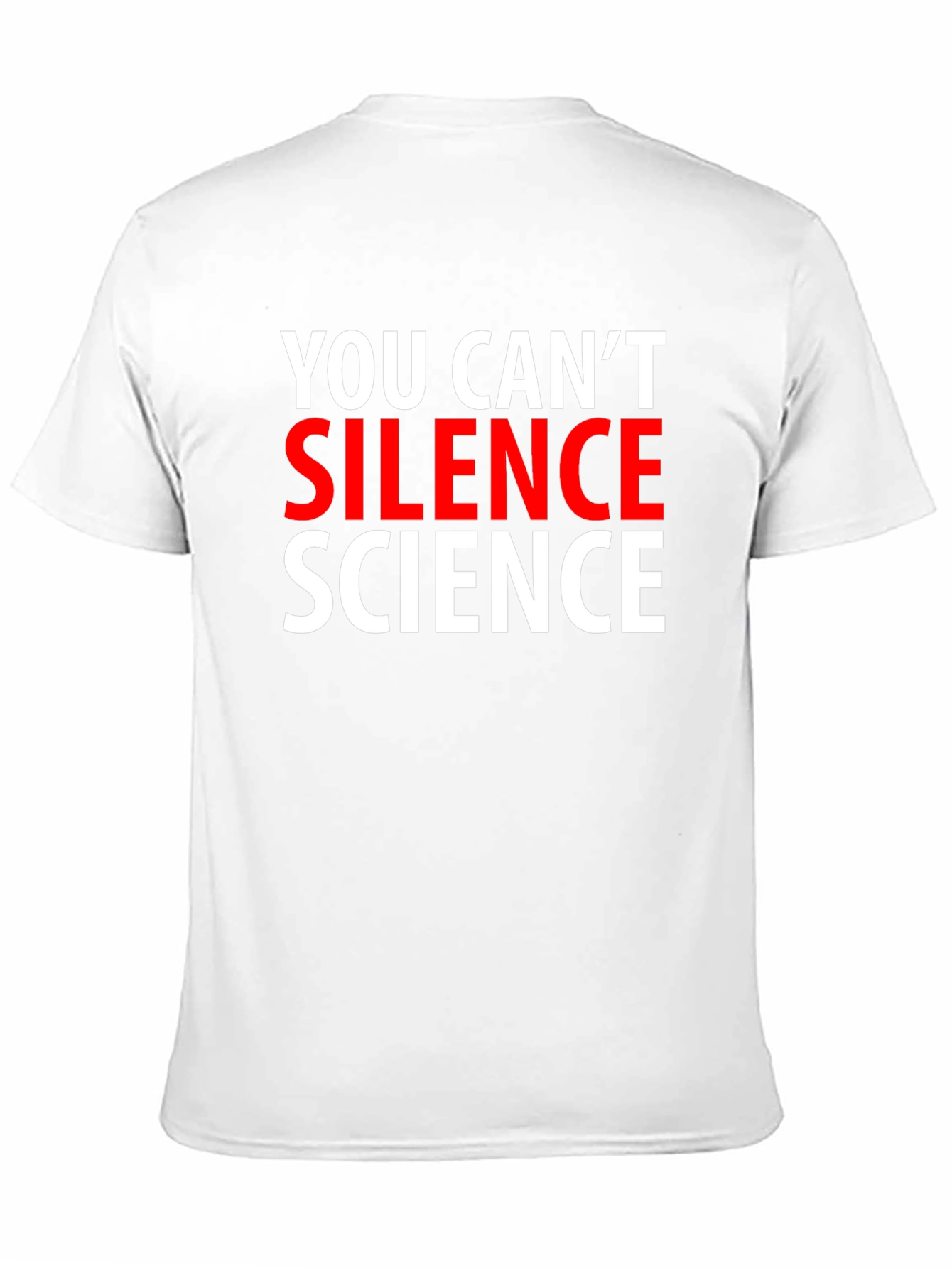 You Cant Silence Science Graphic Tee