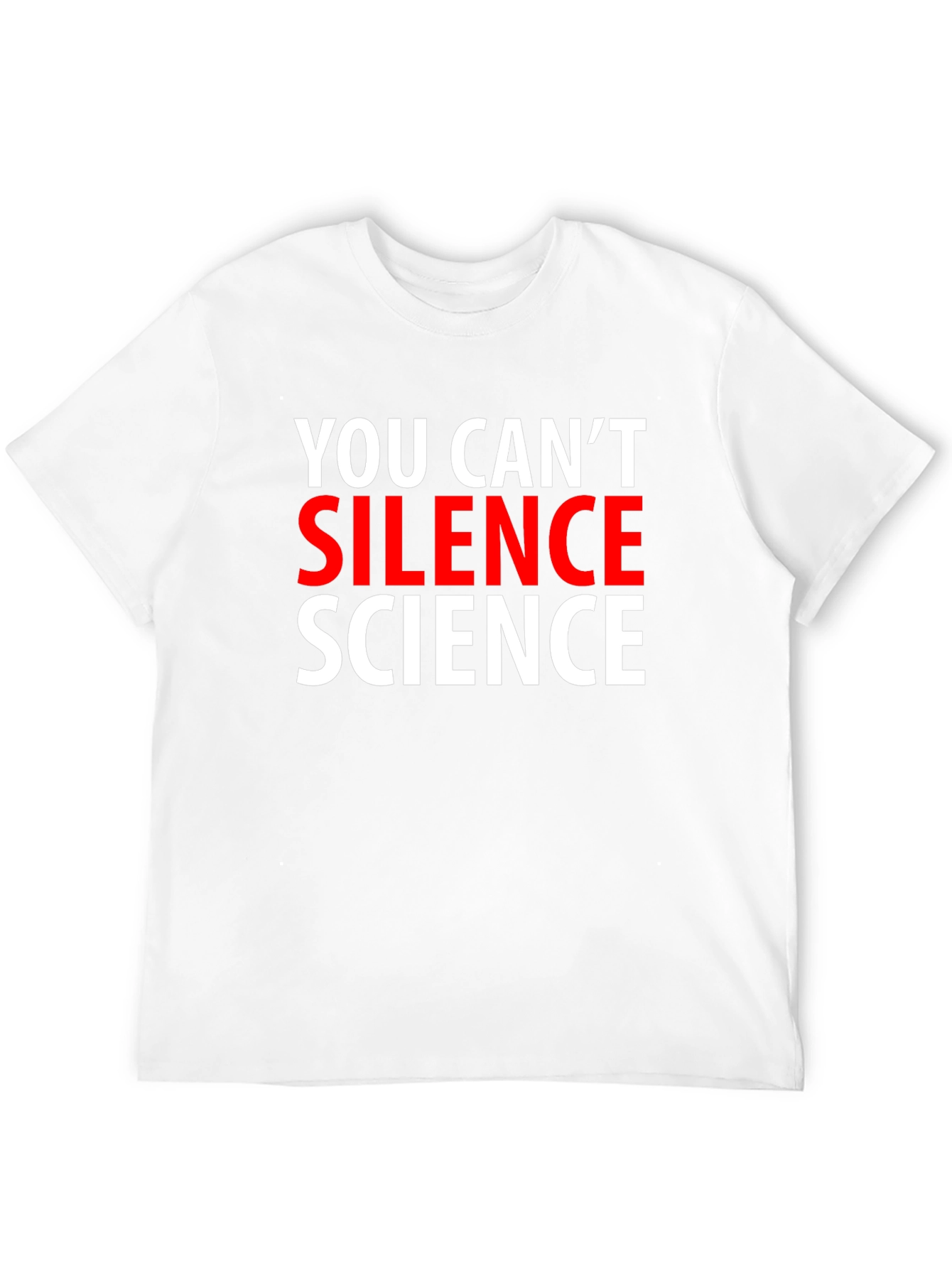 You Cant Silence Science Graphic Tee