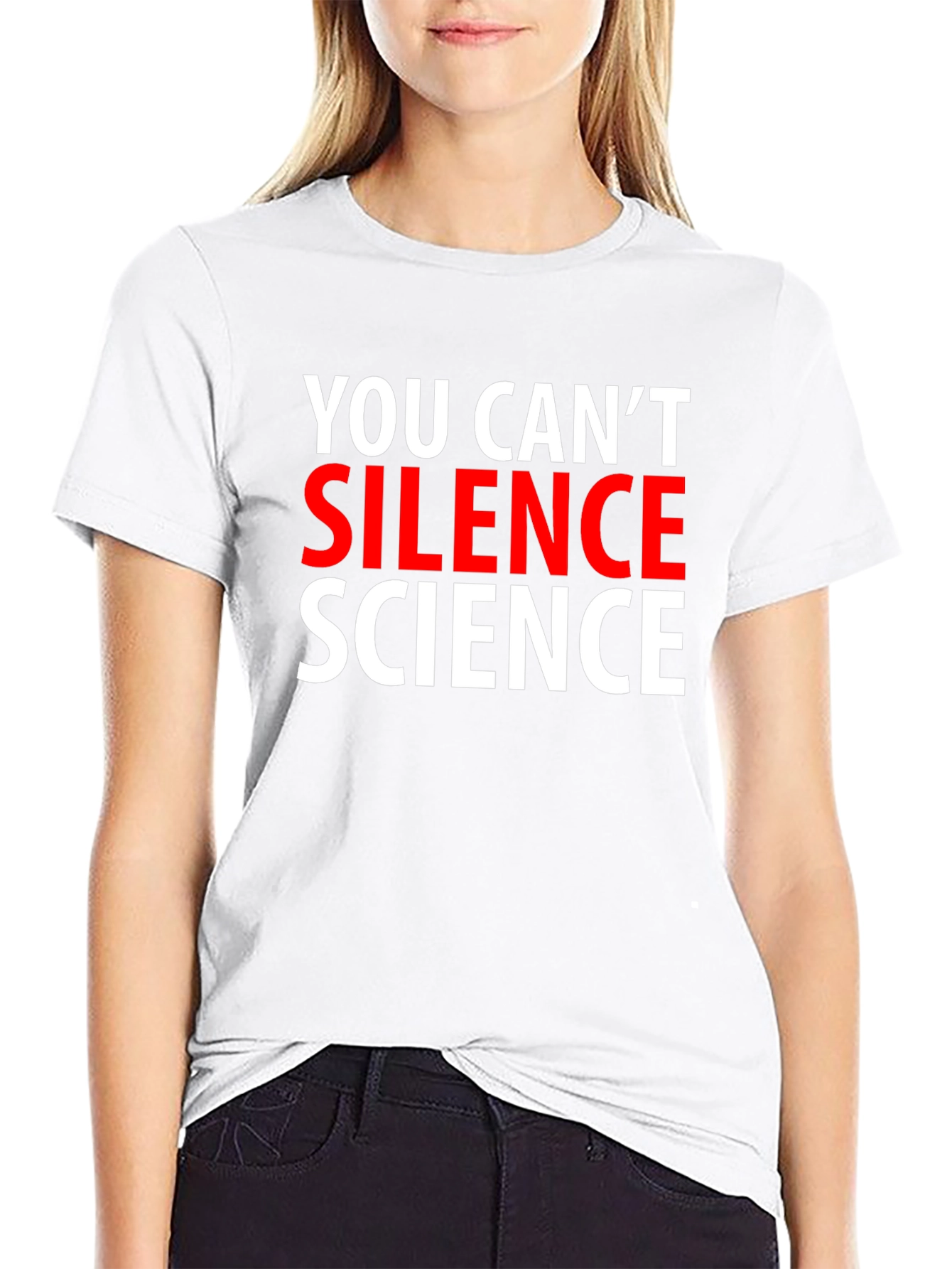 You Cant Silence Science Graphic Tee