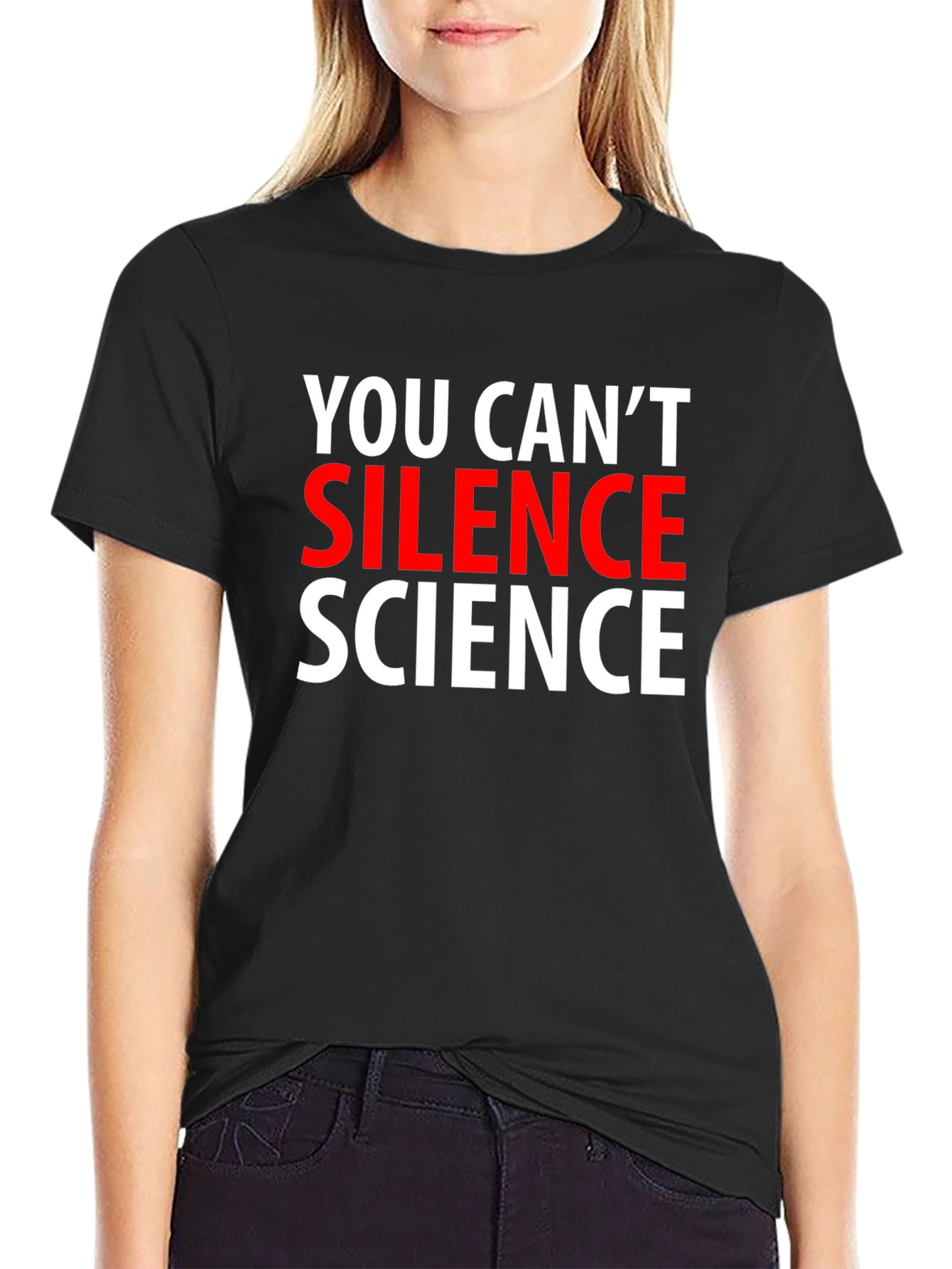 You Cant Silence Science Graphic Tee