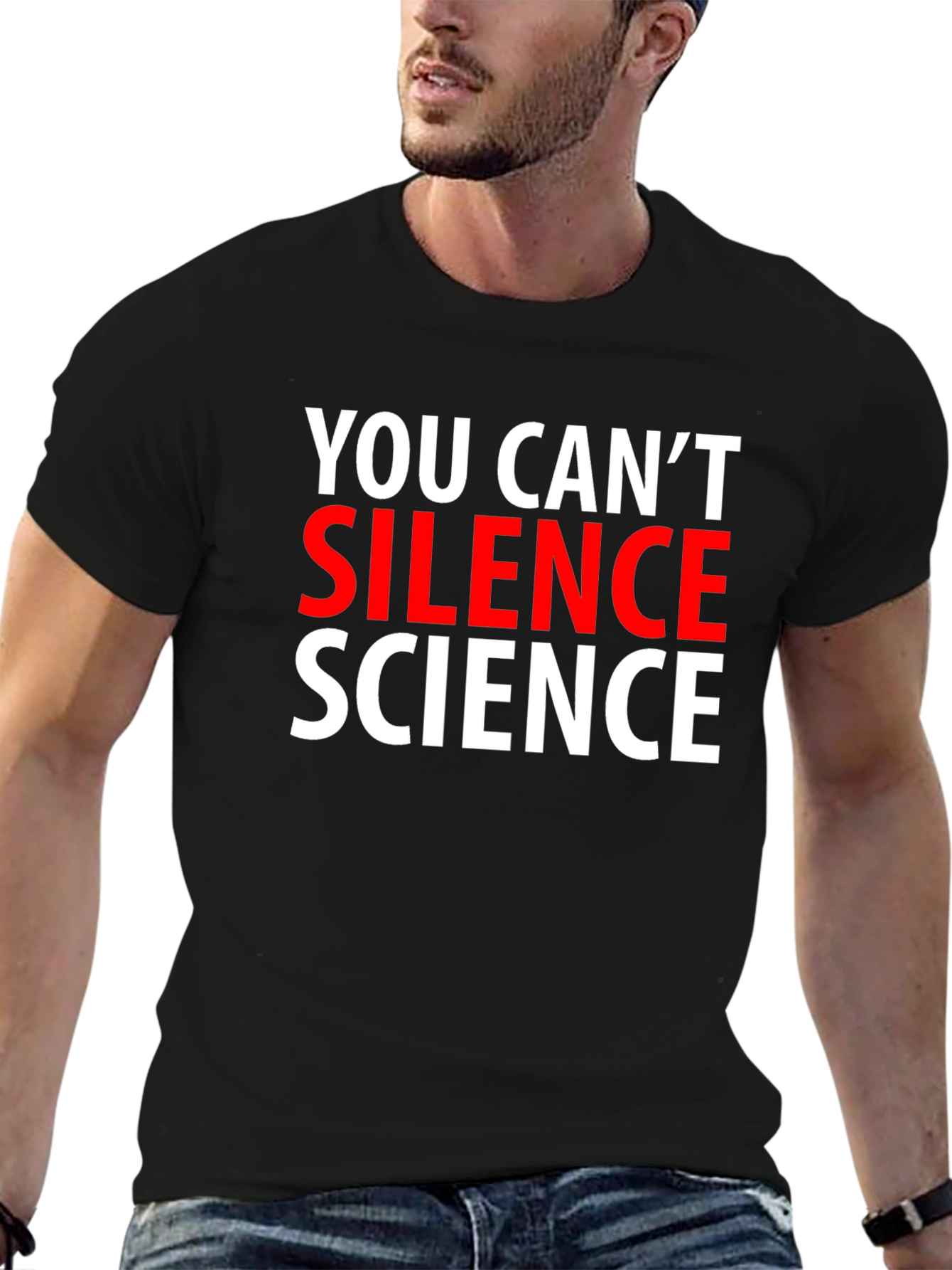 You Cant Silence Science Graphic Tee