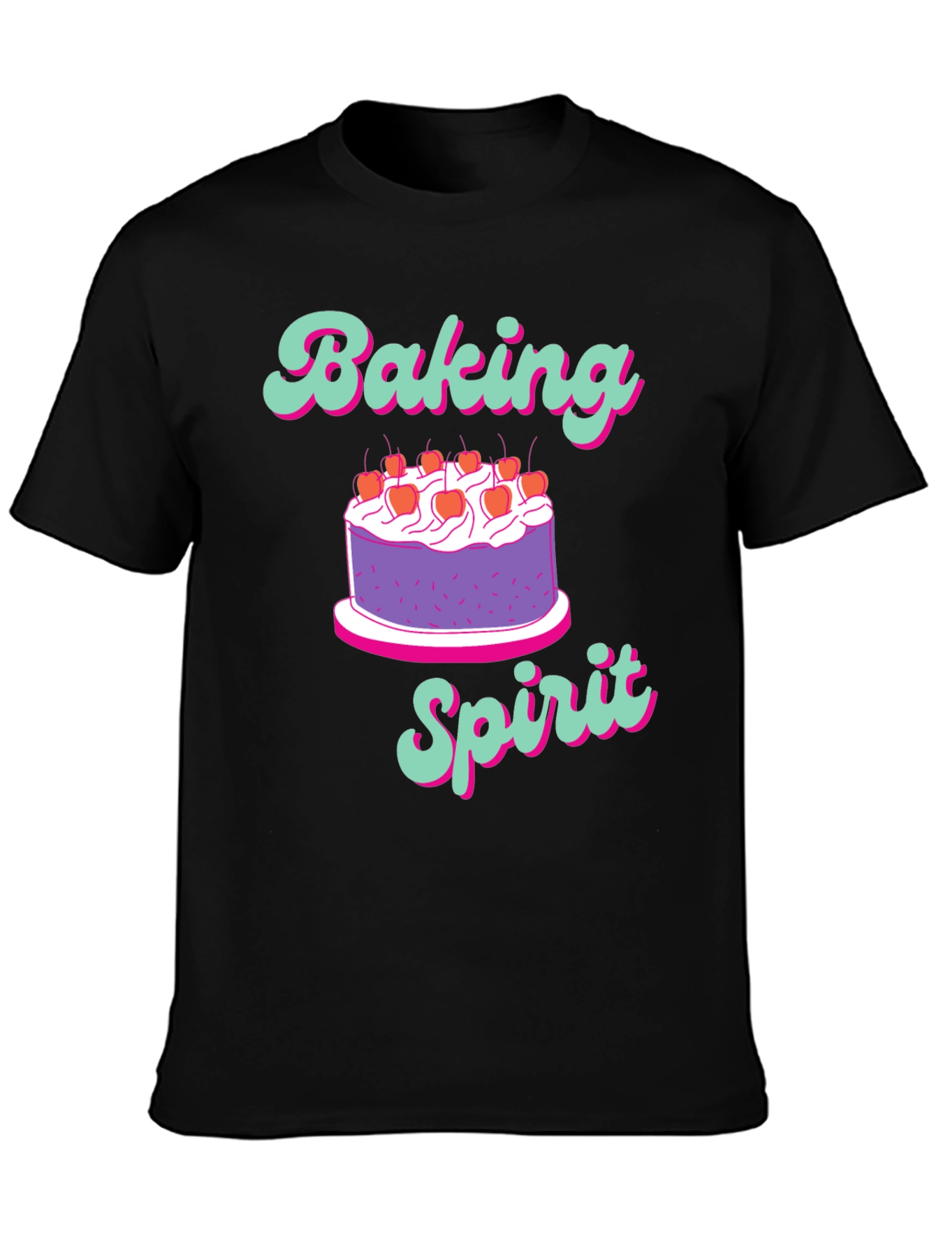 Baking Spirit T-Shirt - Cute Cake Design