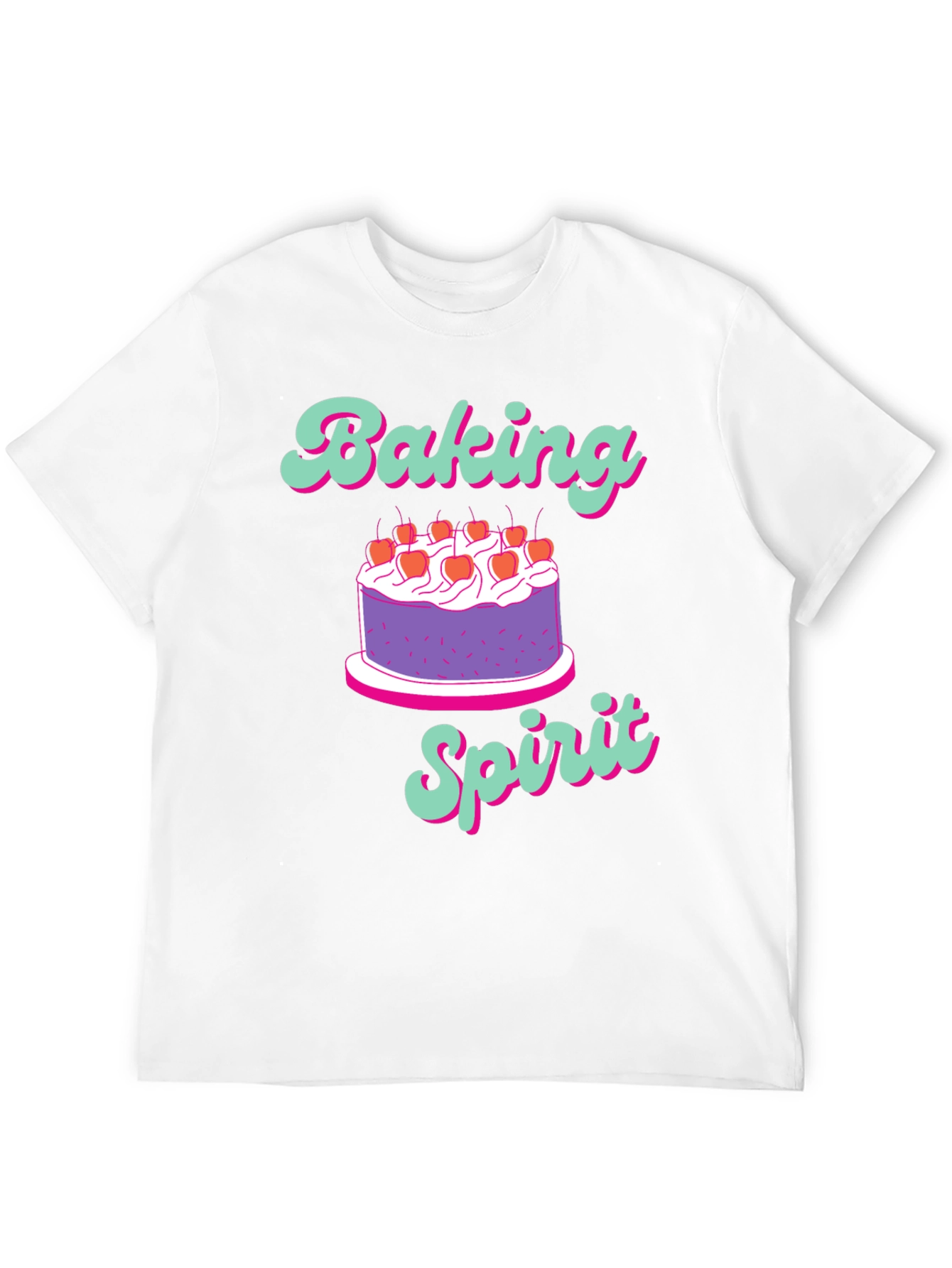 Baking Spirit T-Shirt - Cute Cake Design