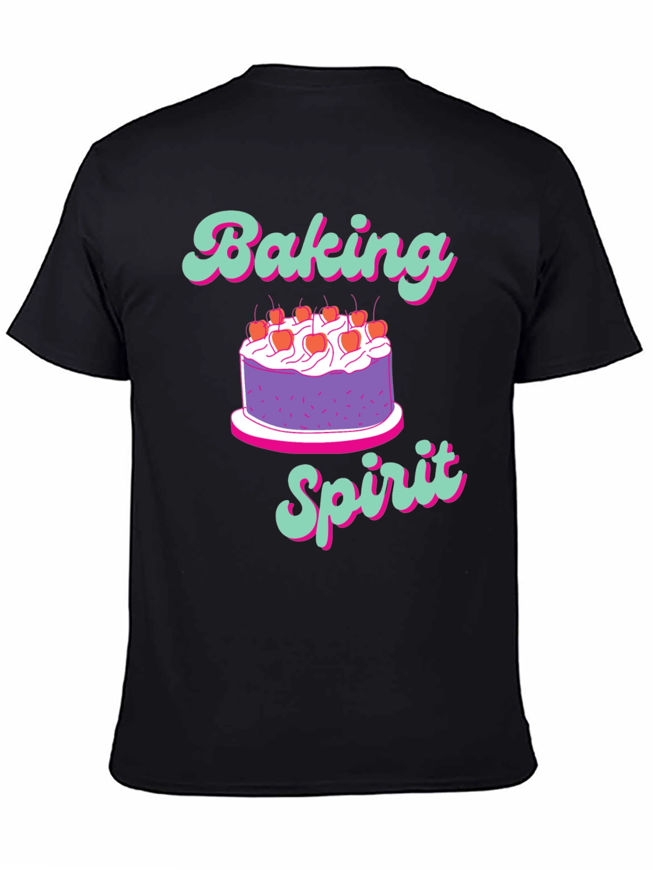 Baking Spirit T-Shirt - Cute Cake Design