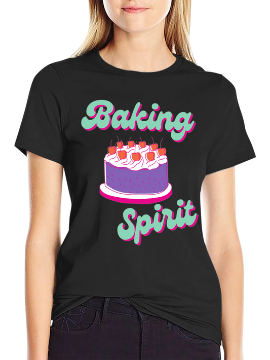 Baking Spirit T-Shirt - Cute Cake Design