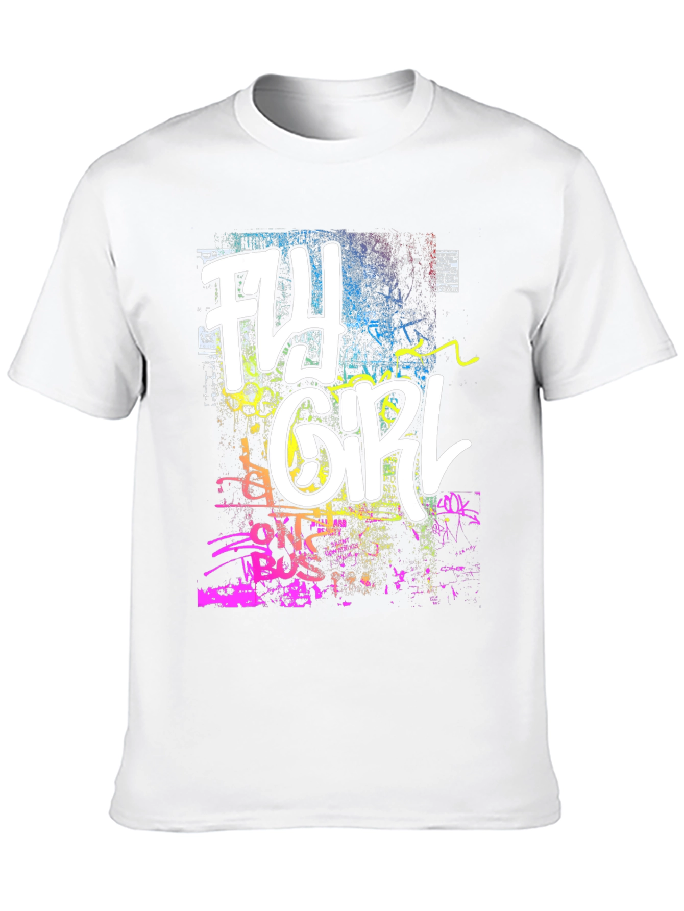 Fly Girl Graphic Tee - Urban Graffiti Style