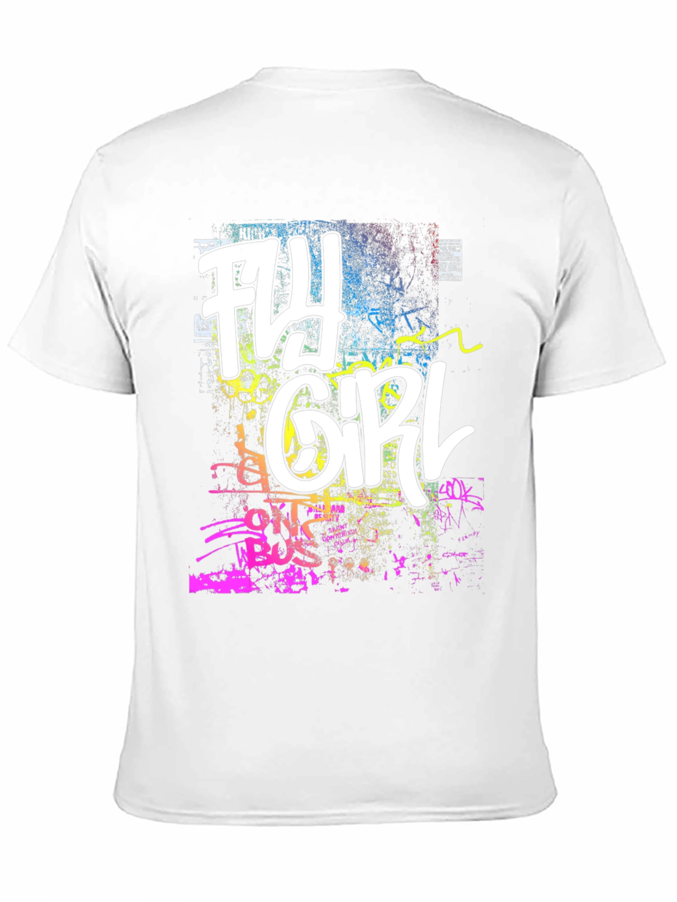 Fly Girl Graphic Tee - Urban Graffiti Style