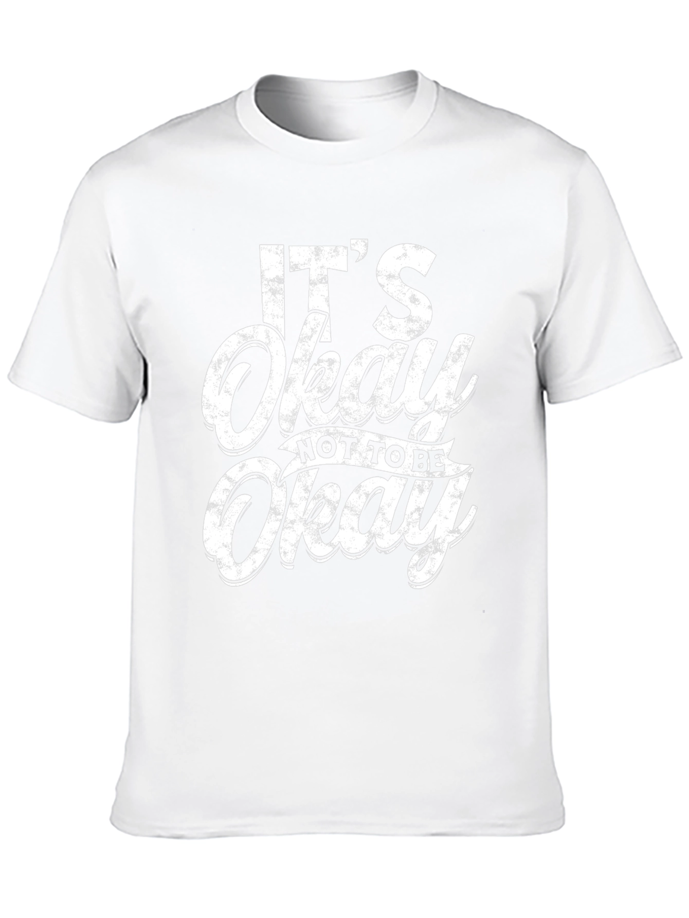 Its Okay To Be Not Okay Black Graphic Tee