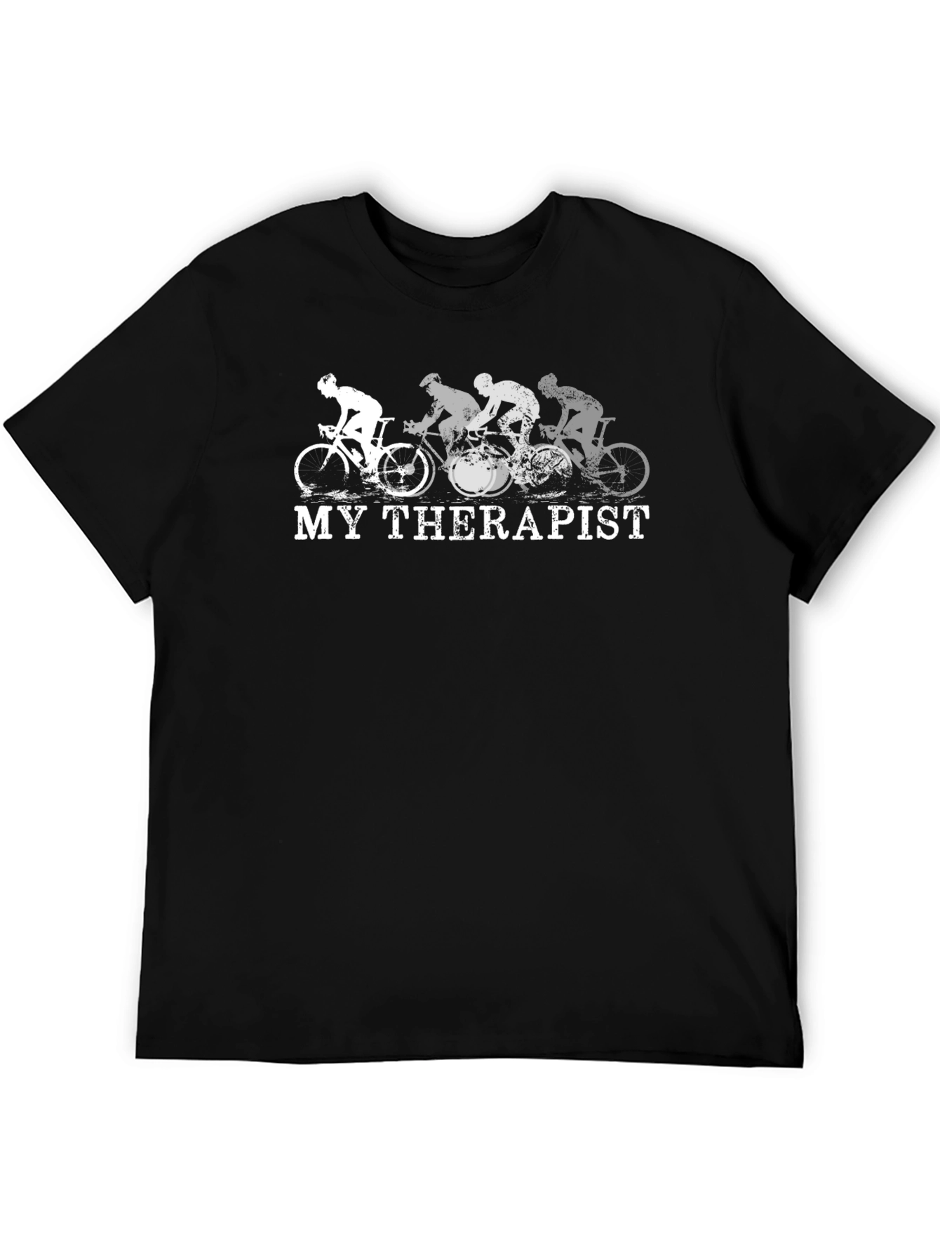 My Therapist: Cycling T-Shirt - Black