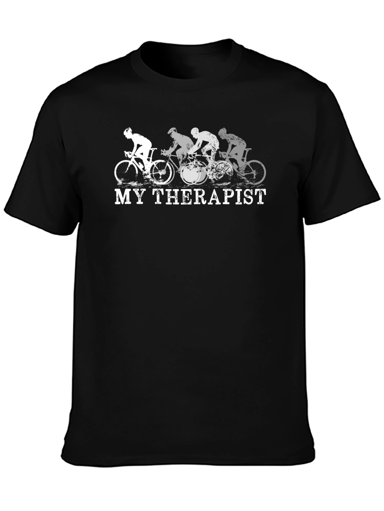My Therapist: Cycling T-Shirt - Black
