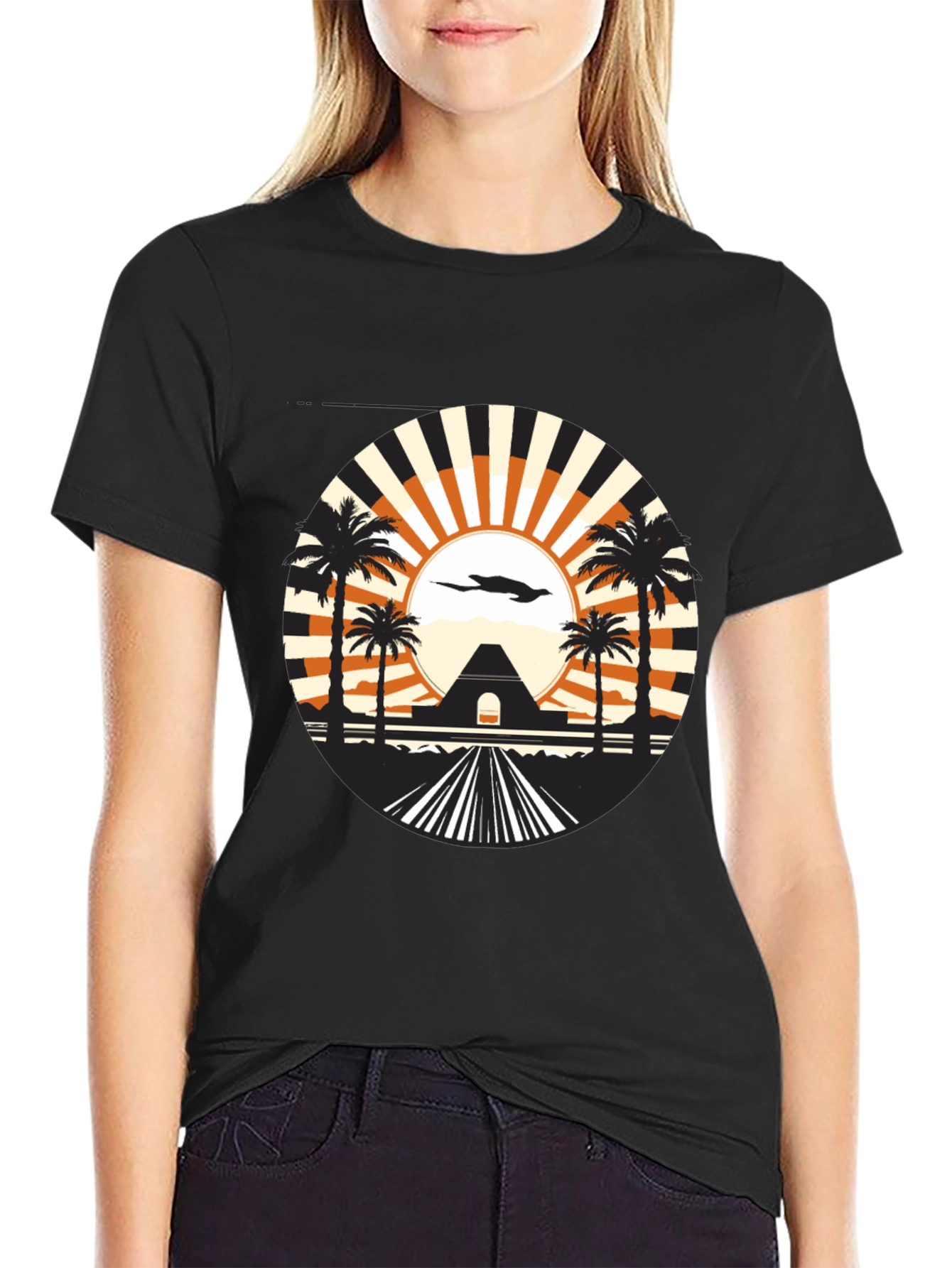 Sunset Palms Graphic Tee