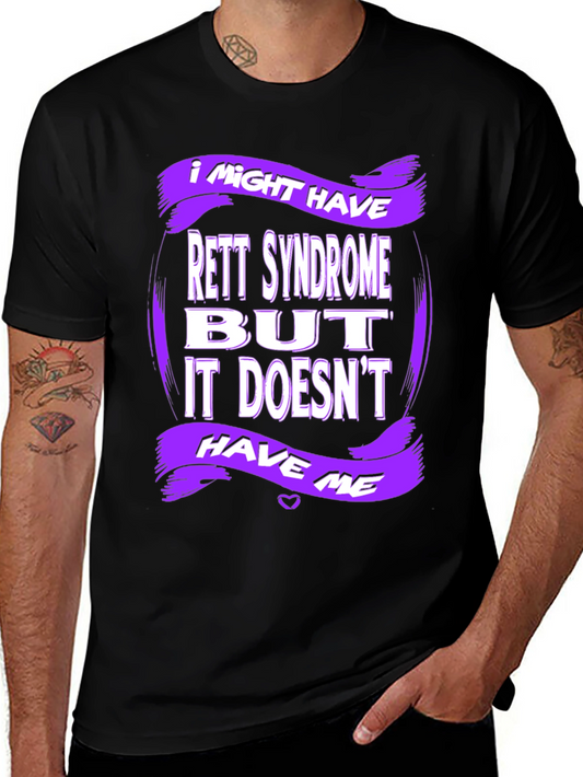 Rett Syndrome Awareness T-Shirt - Purple Design
