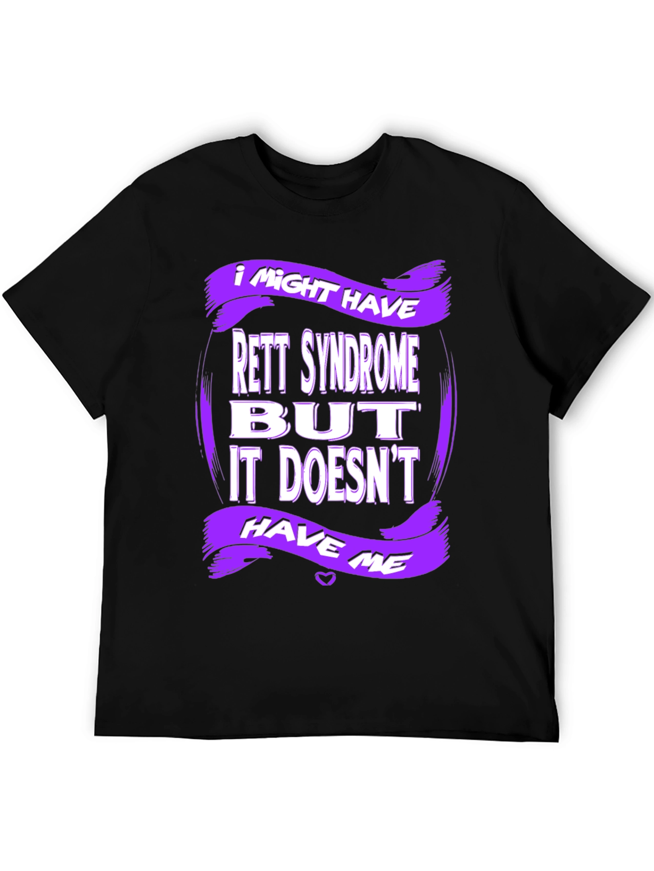 Rett Syndrome Awareness T-Shirt - Purple Design