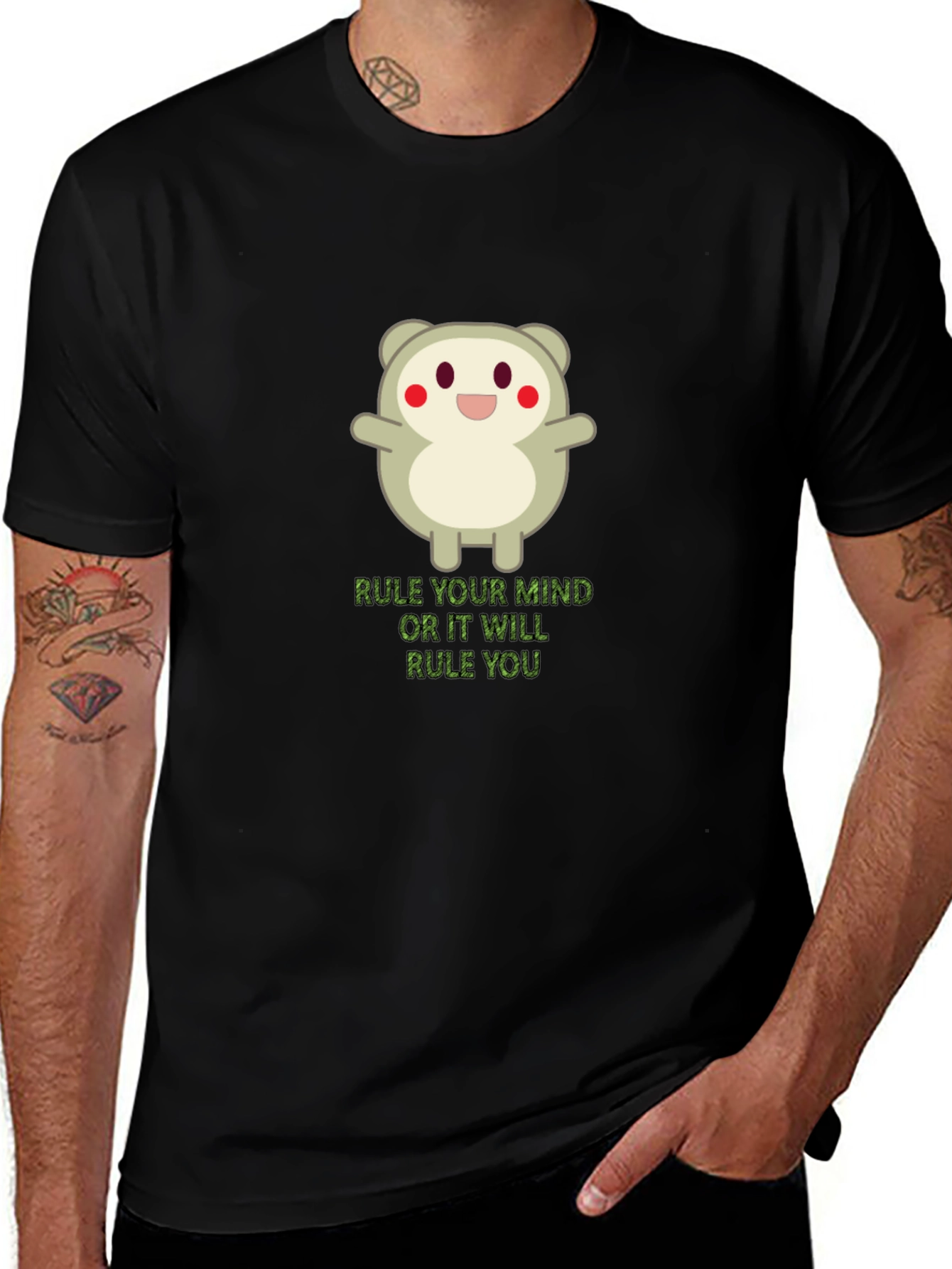 Rule Your Mind Black Graphic Tee