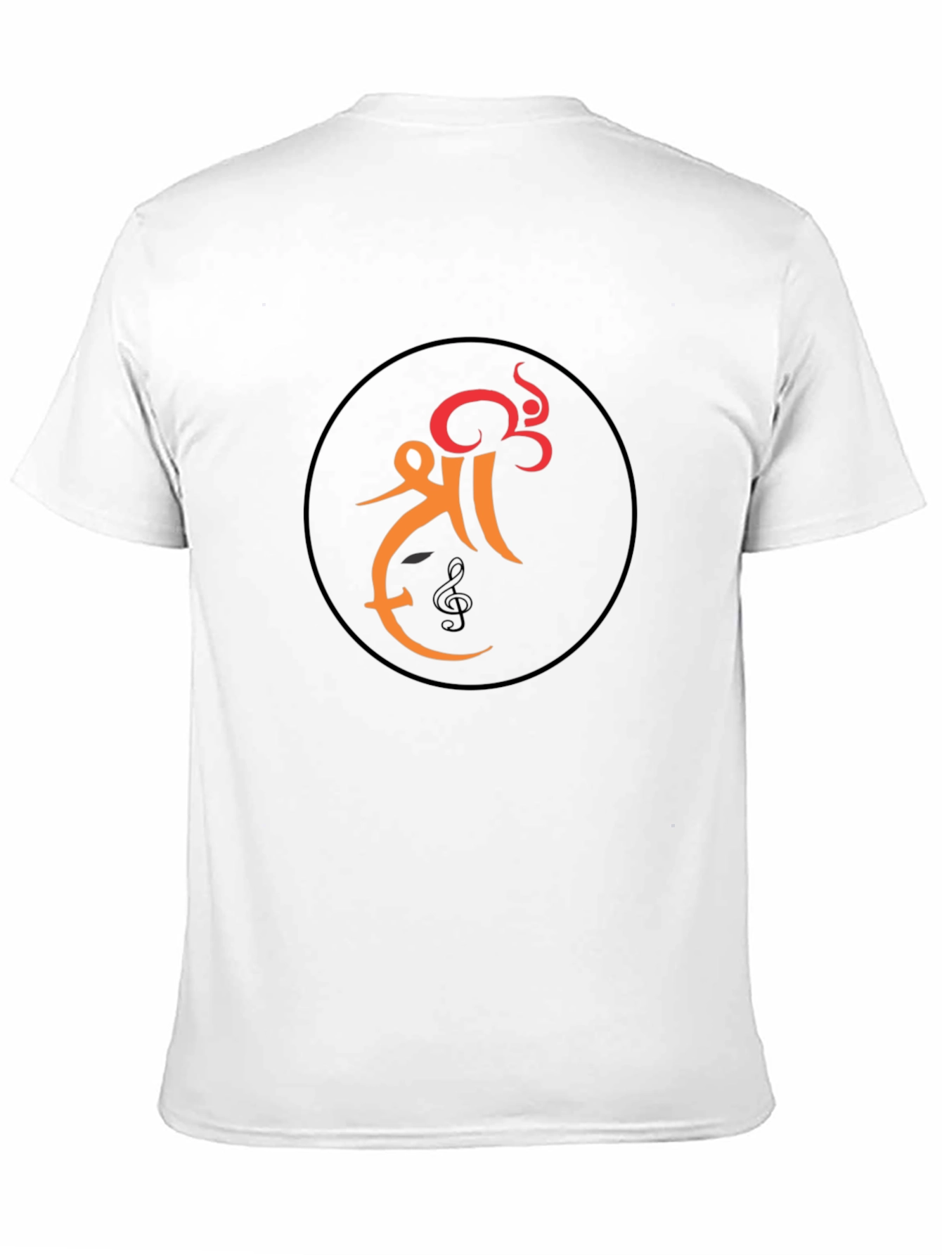 Stylish Black T-Shirt with Unique Graphic Design