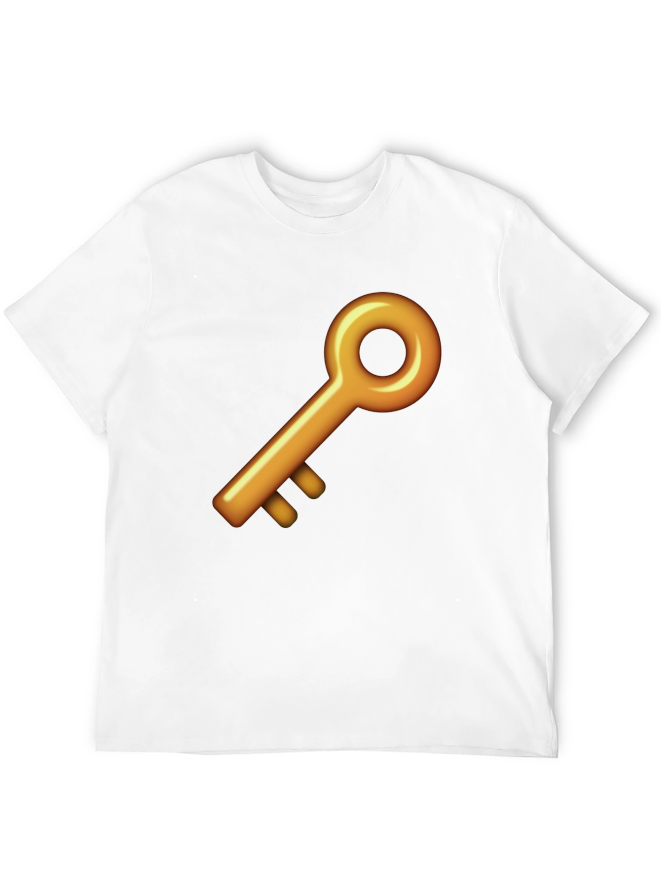 Golden Key Graphic Black T-Shirt