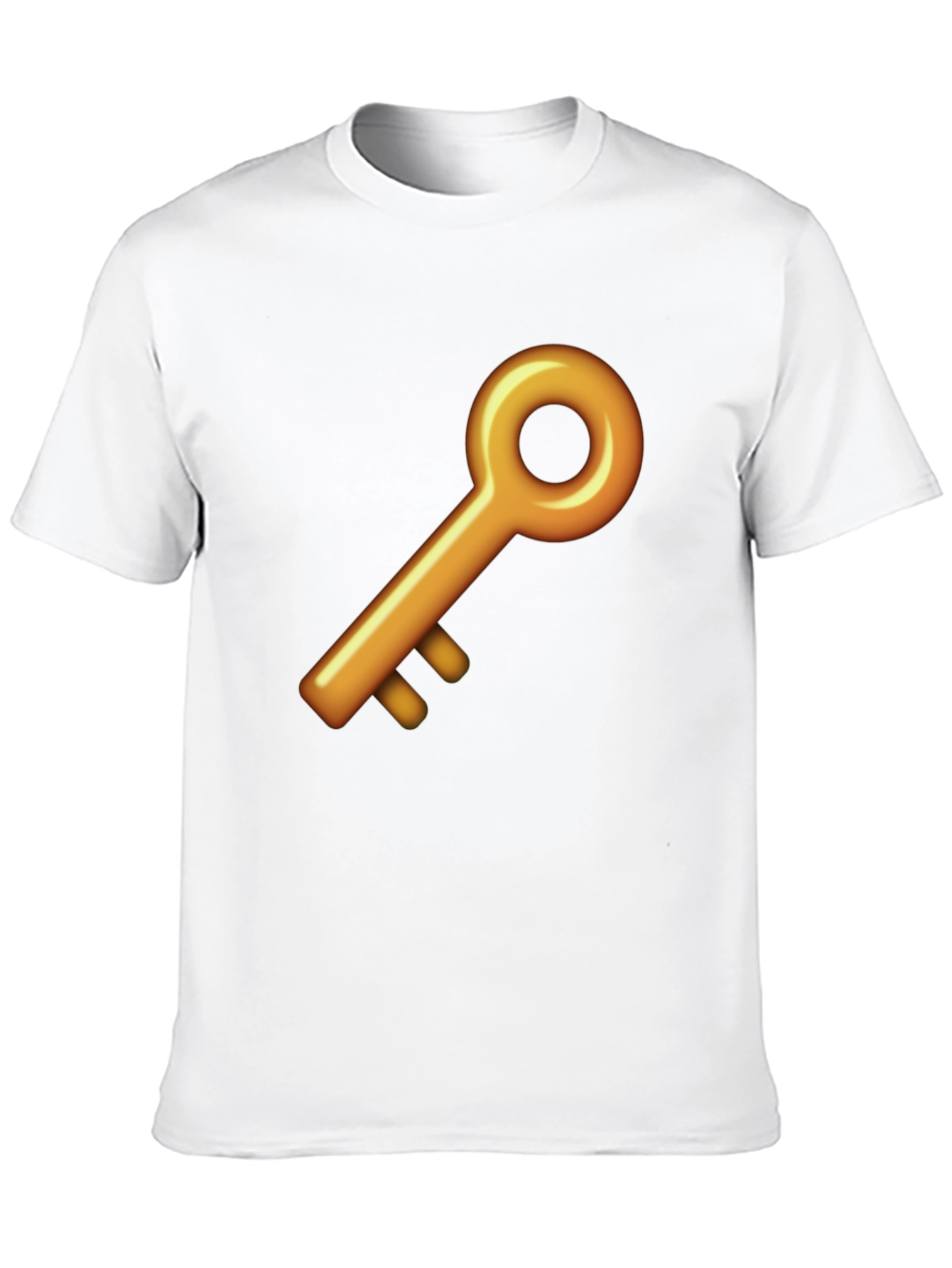 Golden Key Graphic Black T-Shirt